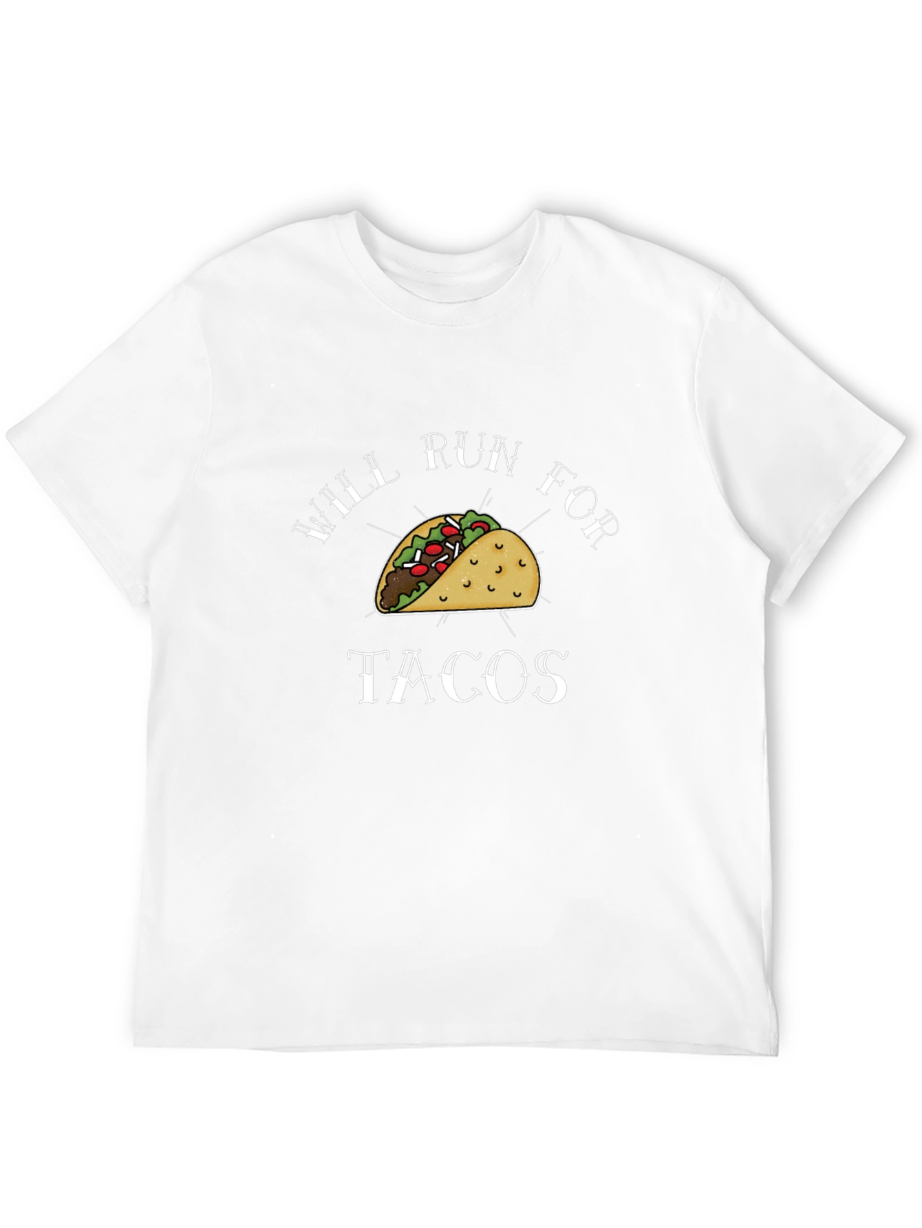 Will Run For Tacos T-Shirt Black