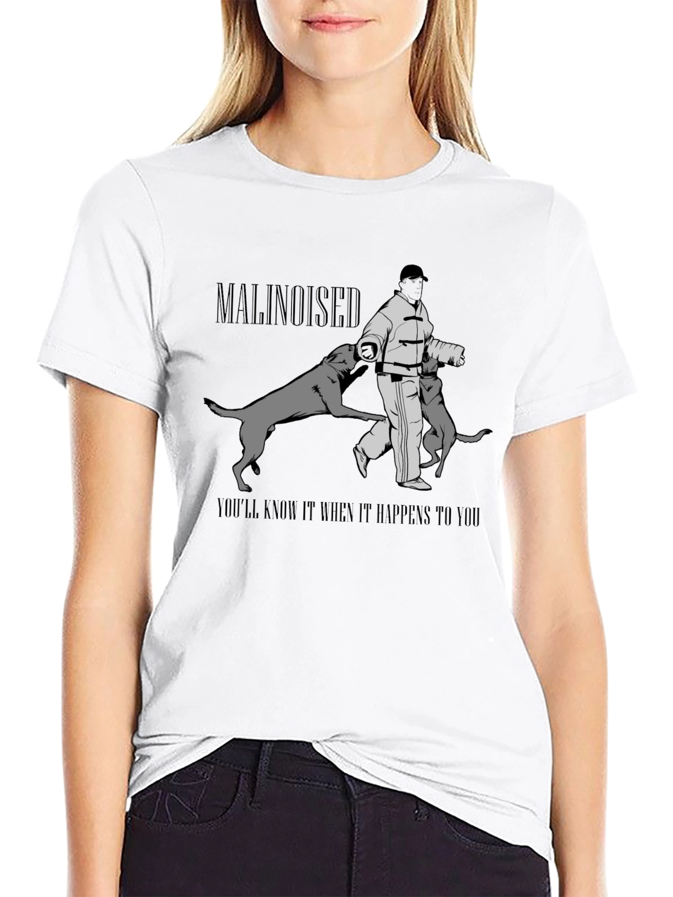 Malinoised T-Shirt: Dog Training Graphic Tee
