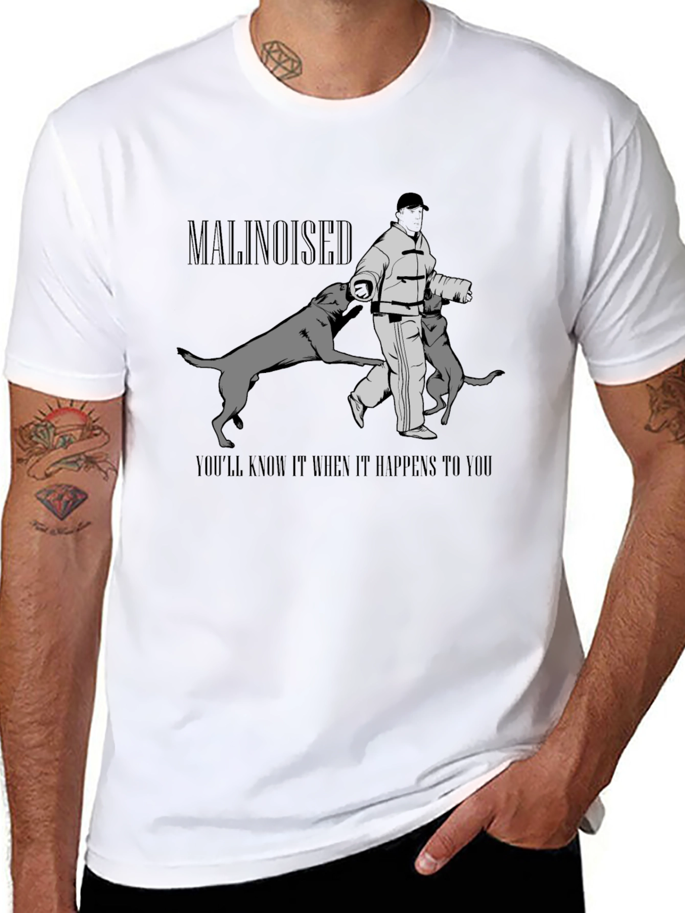 Malinoised T-Shirt: Dog Training Graphic Tee