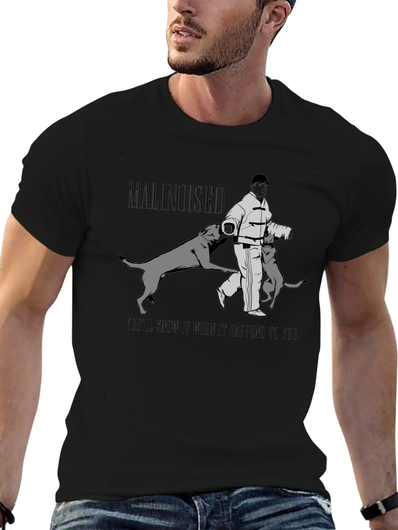 Malinoised T-Shirt: Dog Training Graphic Tee