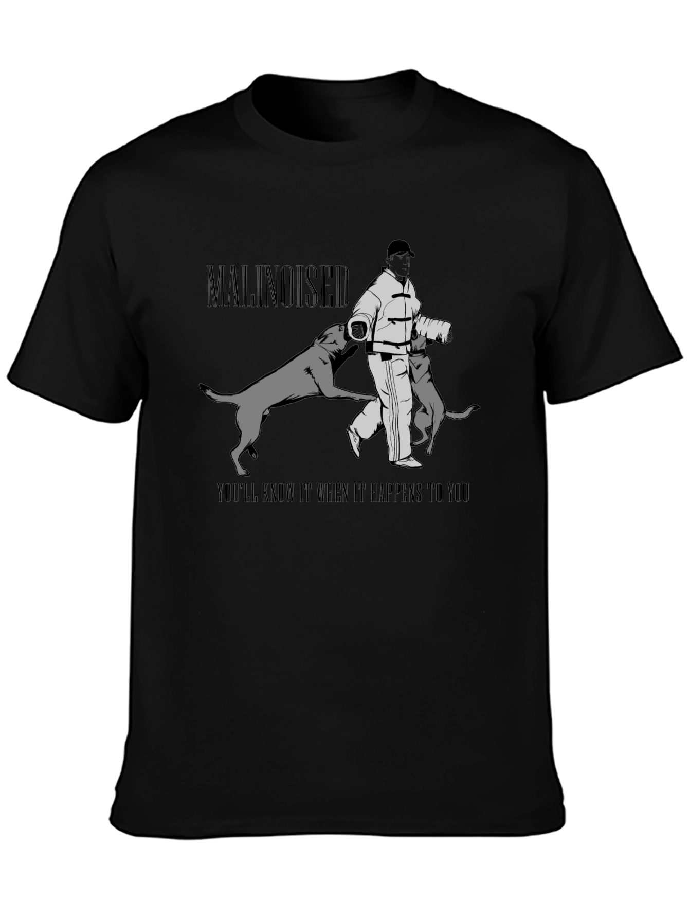 Malinoised T-Shirt: Dog Training Graphic Tee