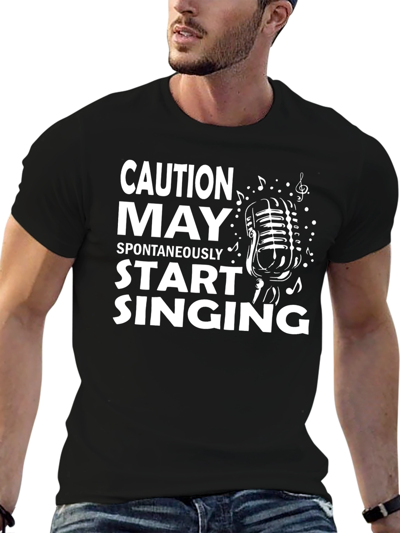 Caution May Spontaneously Start Singing T-Shirt