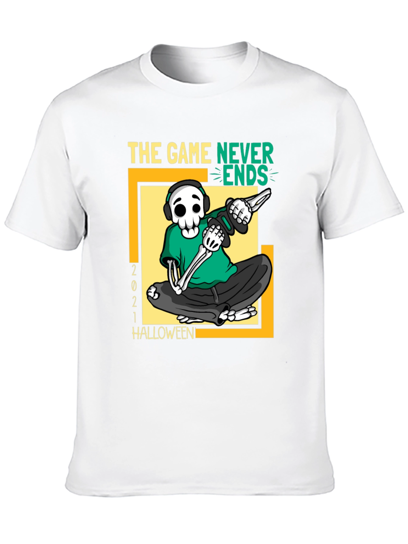The Game Never Ends Halloween T-Shirt