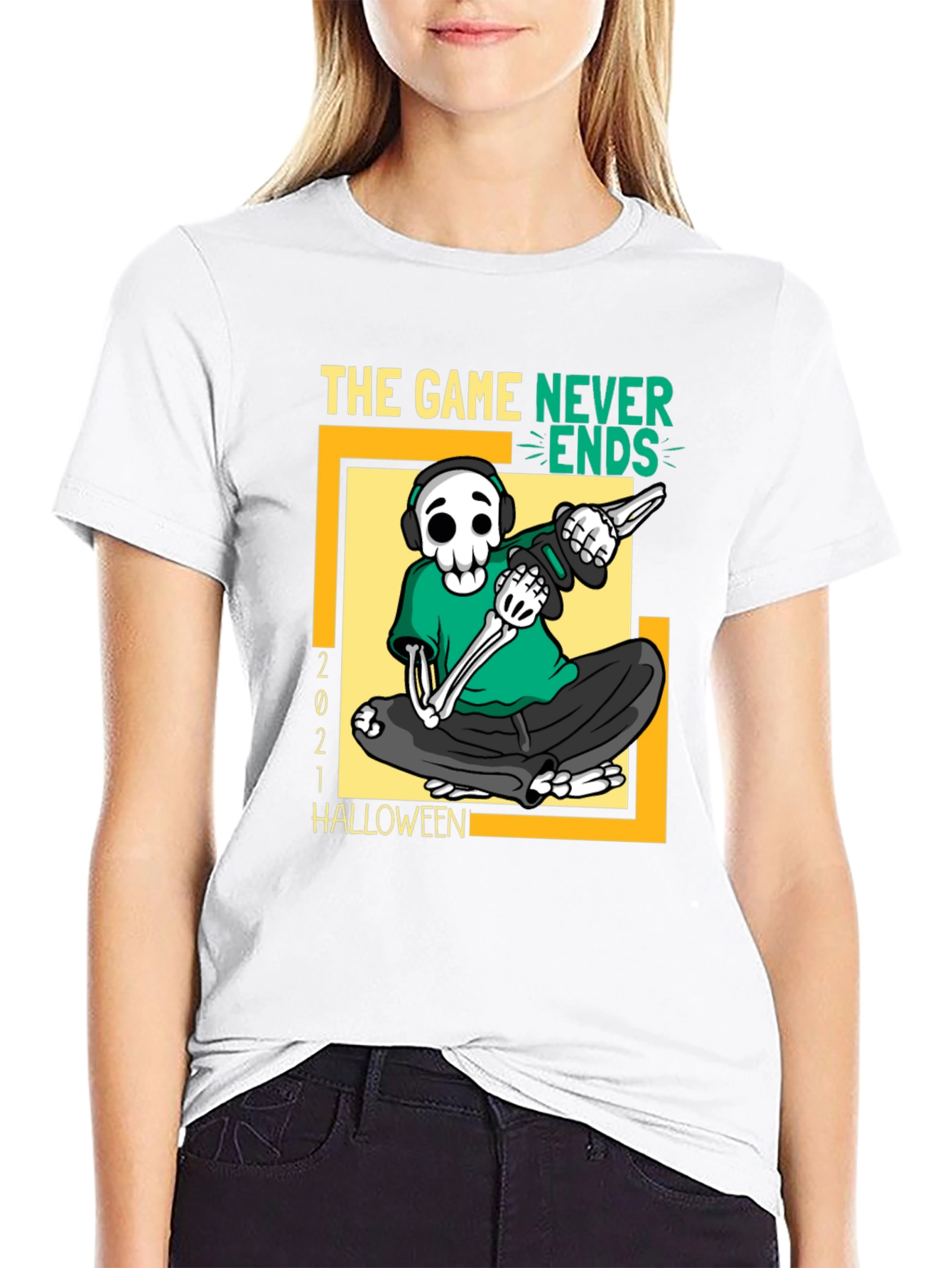 The Game Never Ends Halloween T-Shirt