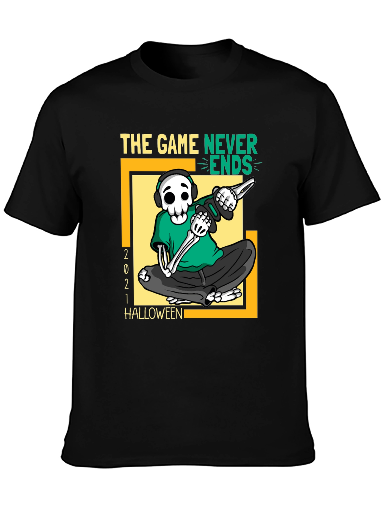 The Game Never Ends Halloween T-Shirt