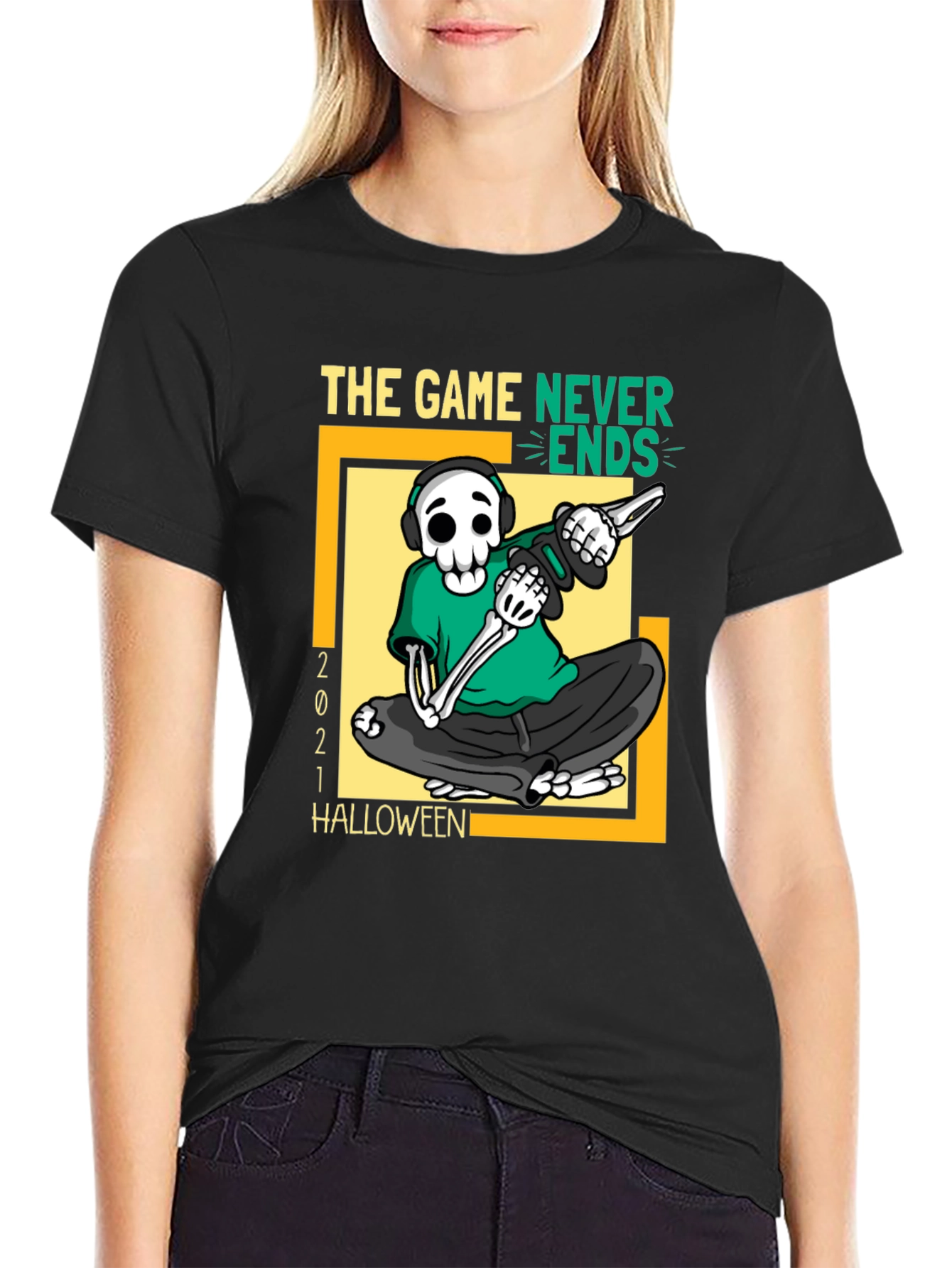 The Game Never Ends Halloween T-Shirt