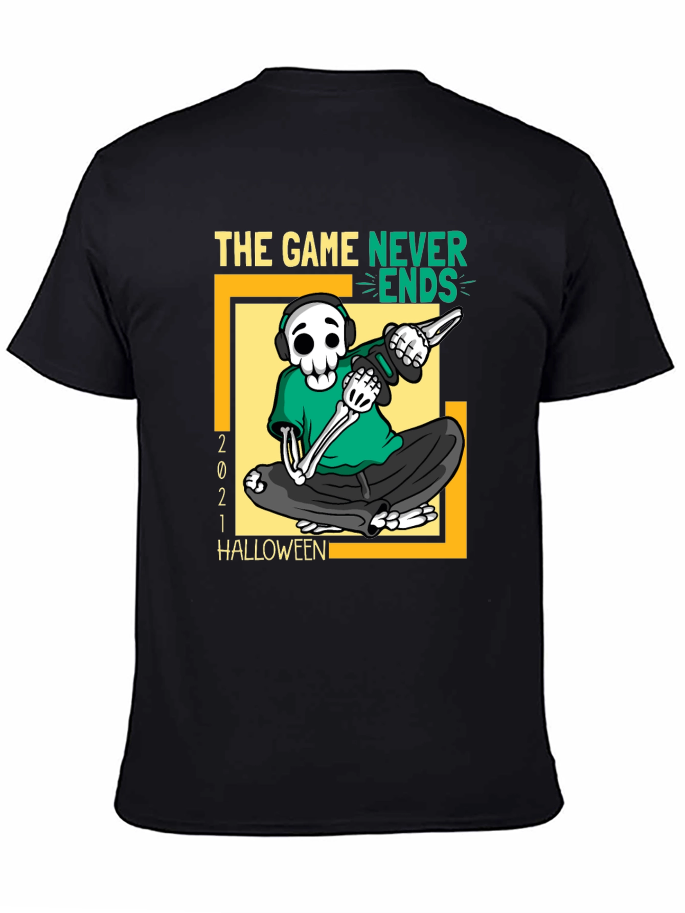 The Game Never Ends Halloween T-Shirt