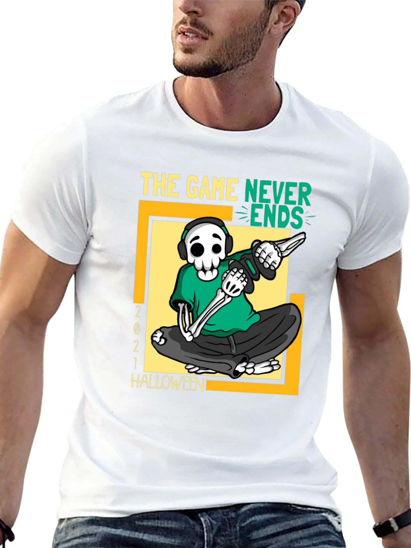 The Game Never Ends Halloween T-Shirt