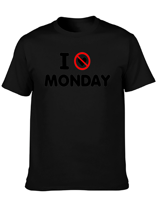 I Hate Monday Graphic Tee - Anti-Monday T-Shirt