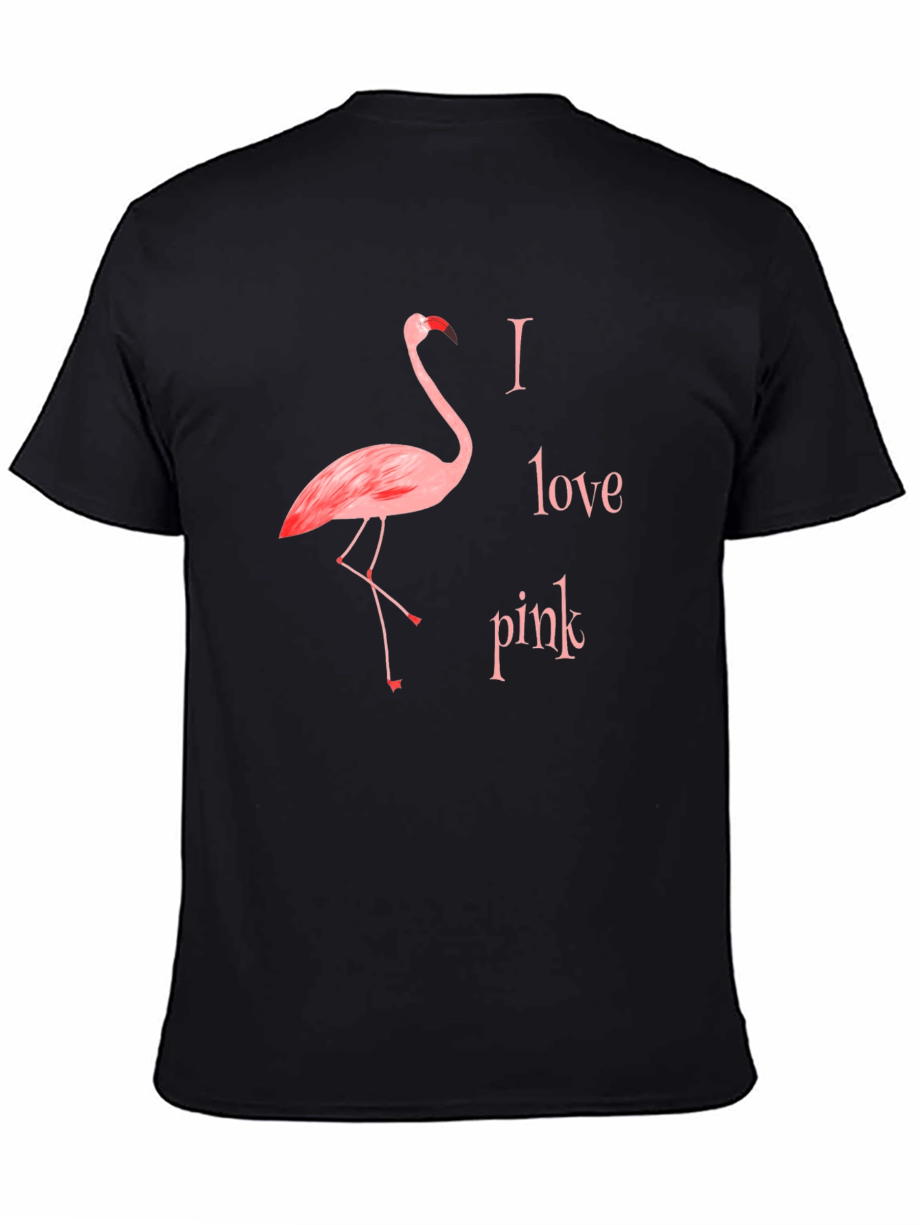 I Love Pink Flamingo T-Shirt