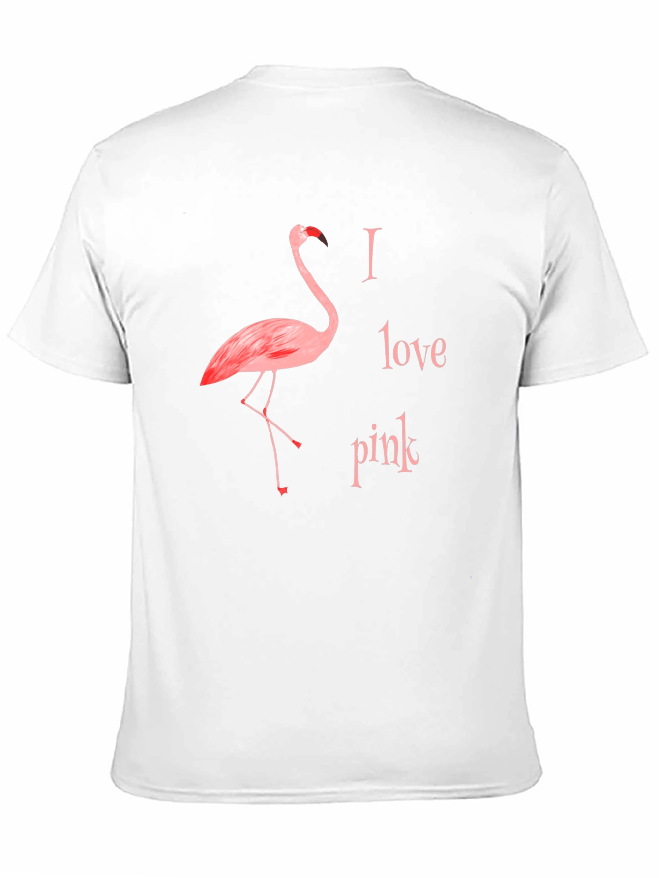 I Love Pink Flamingo T-Shirt