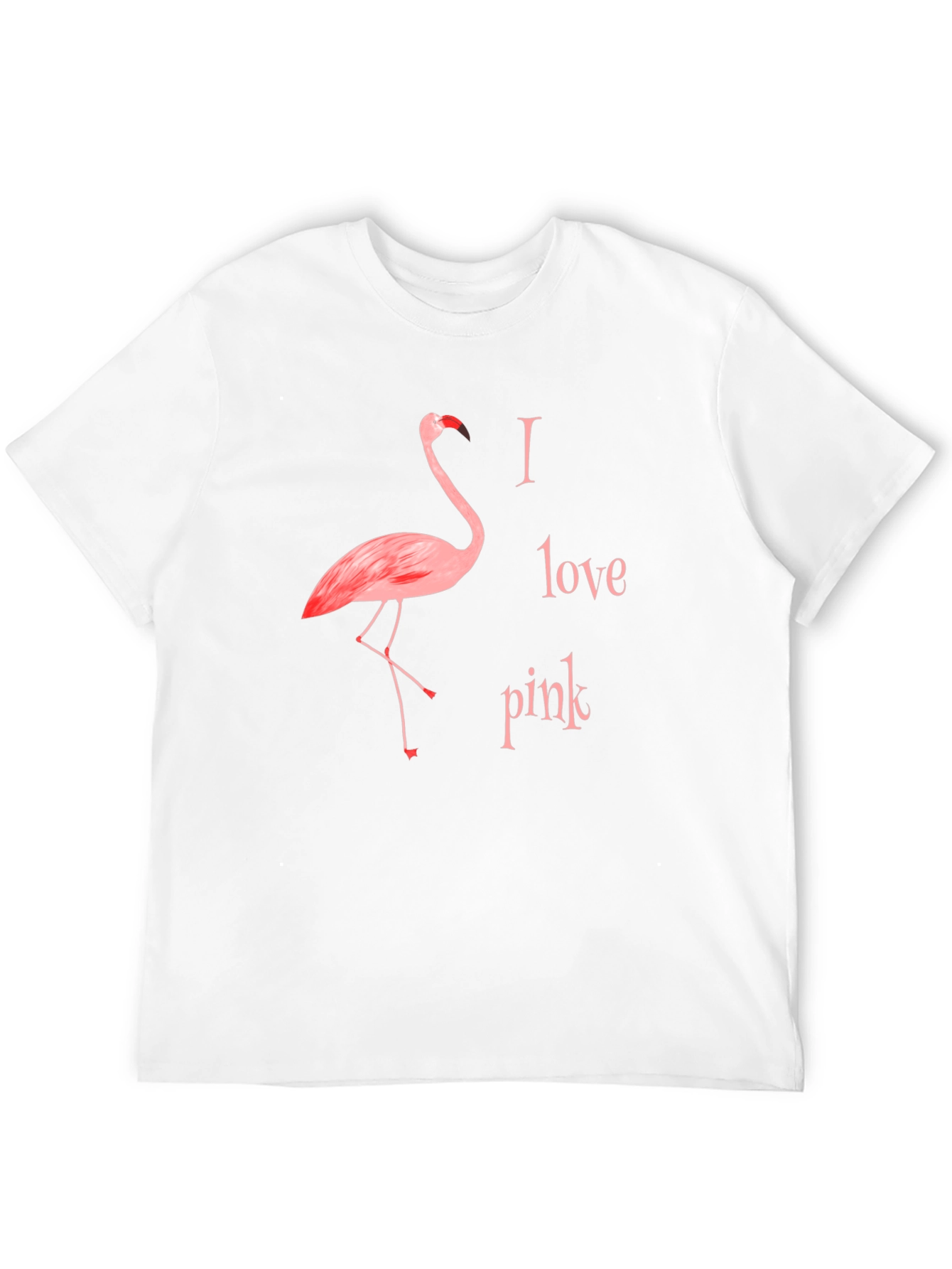 I Love Pink Flamingo T-Shirt