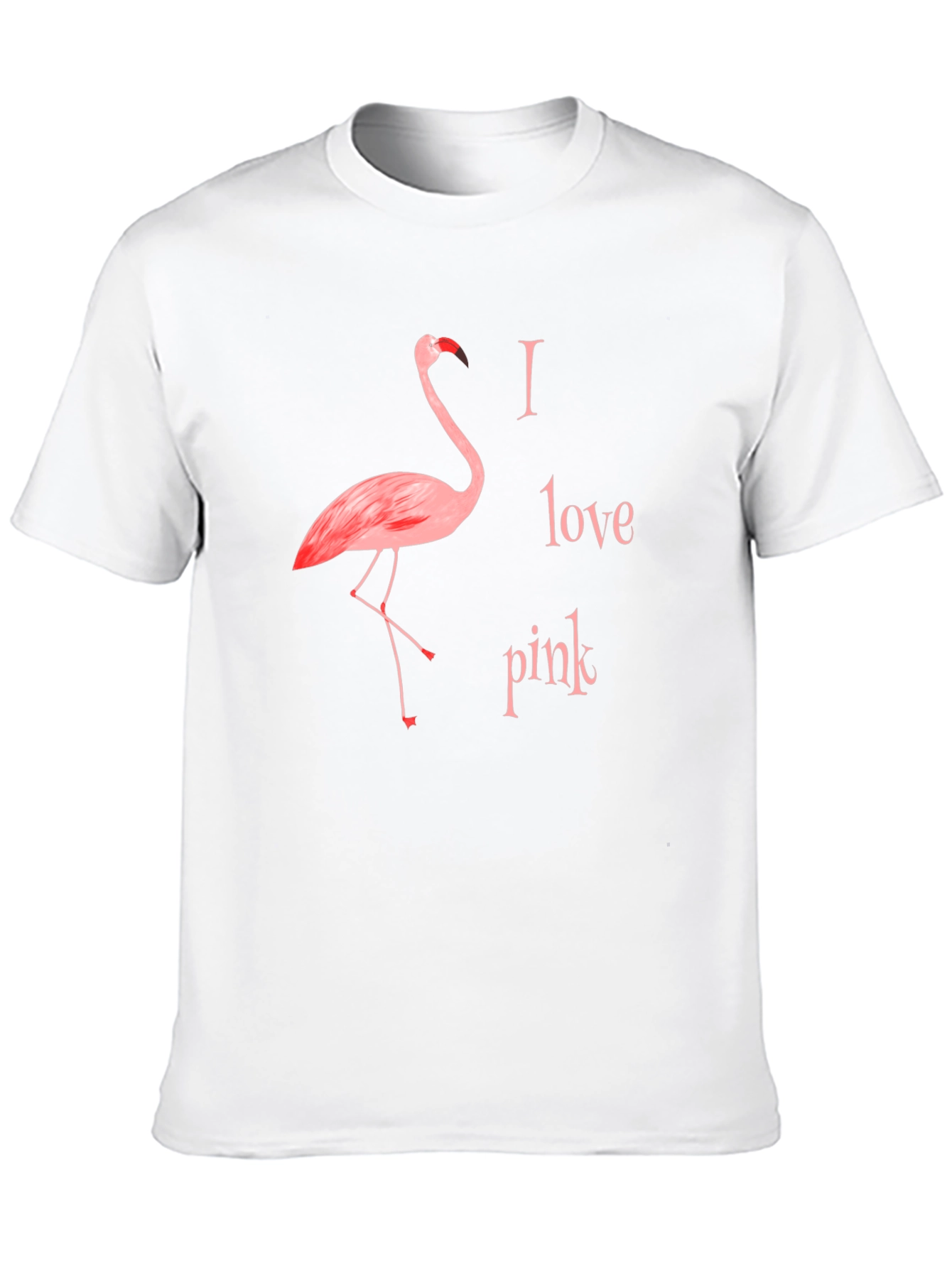 I Love Pink Flamingo T-Shirt