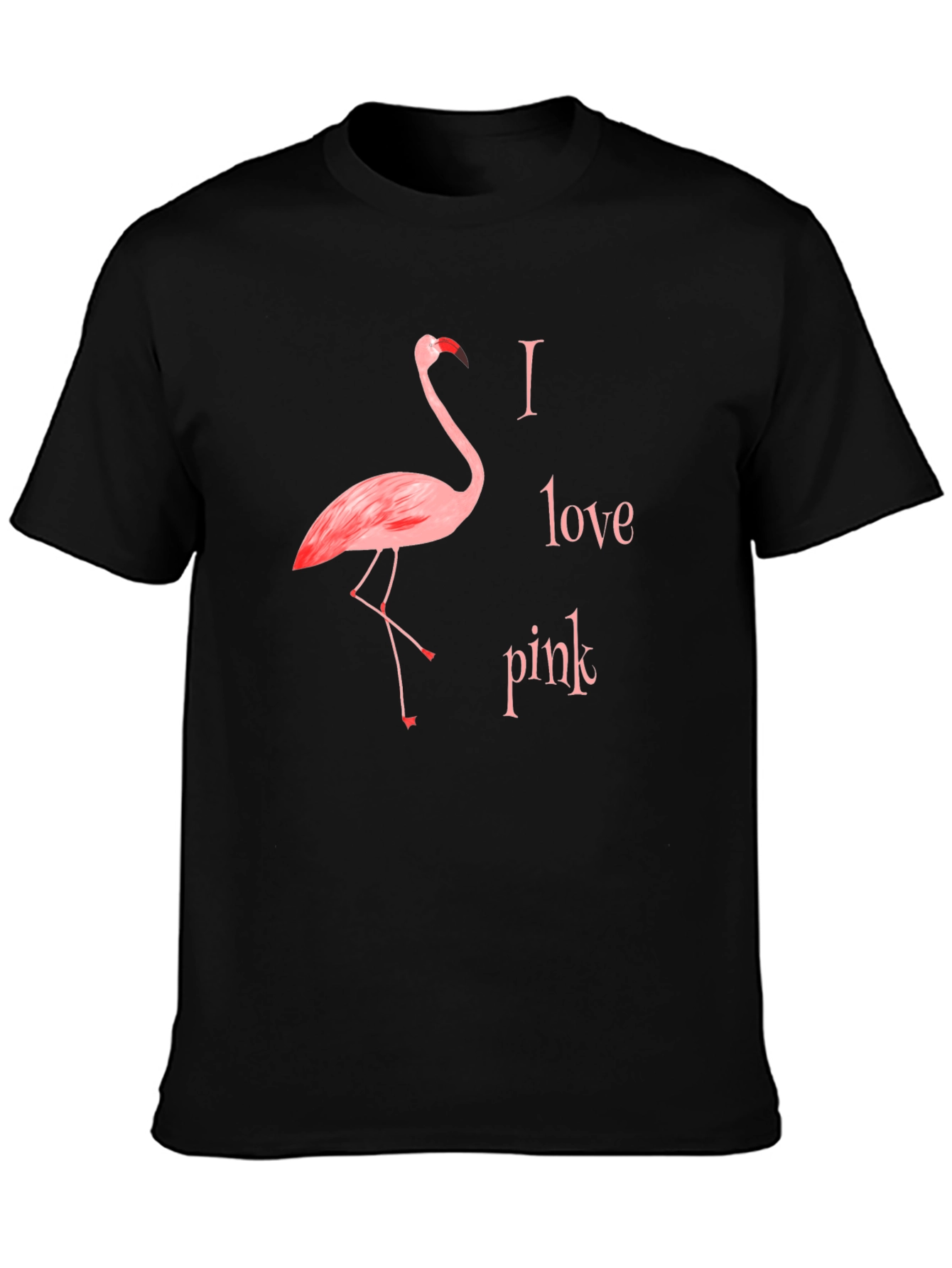 I Love Pink Flamingo T-Shirt
