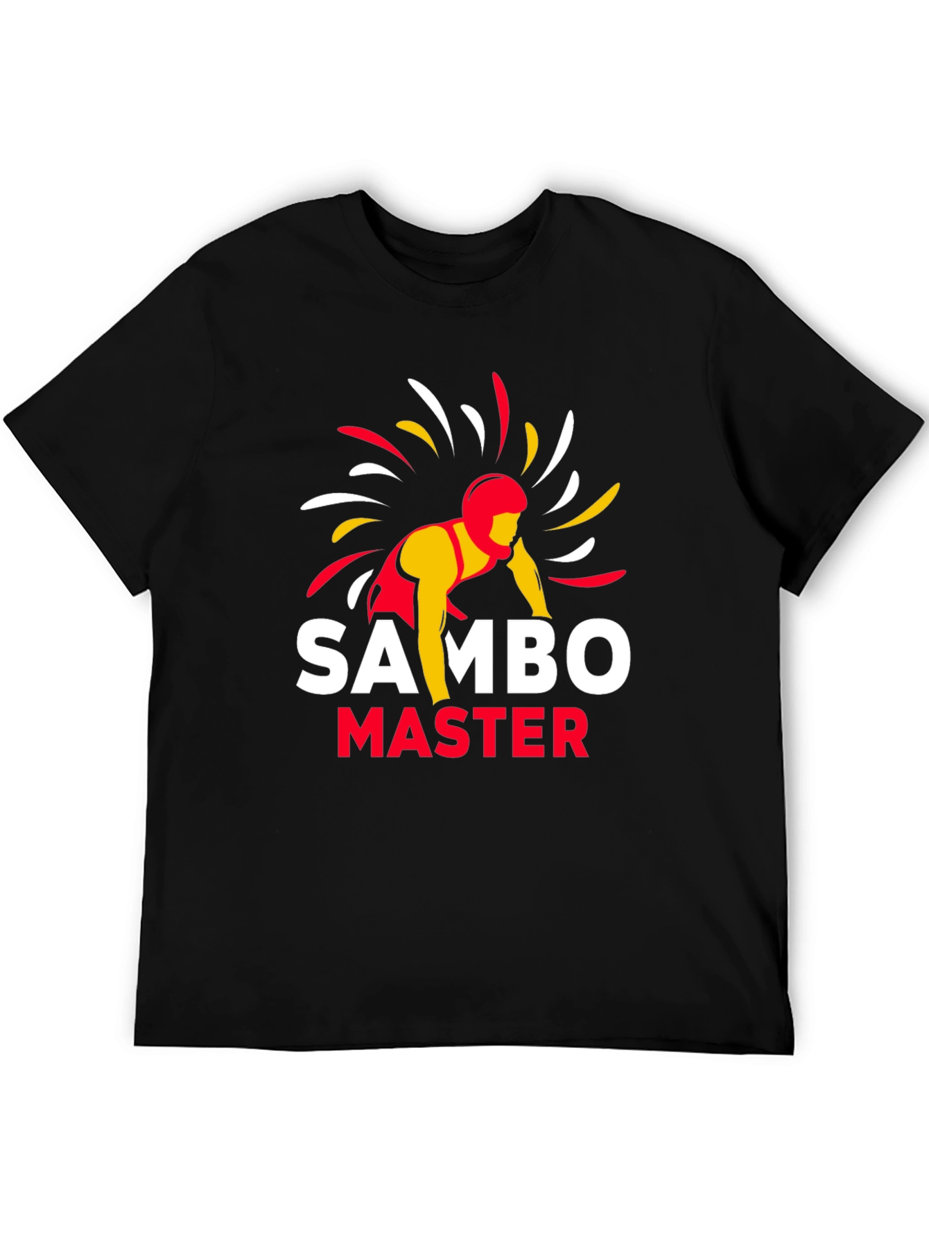 Sambo Master Black T-Shirt - Wrestling Martial Arts Tee