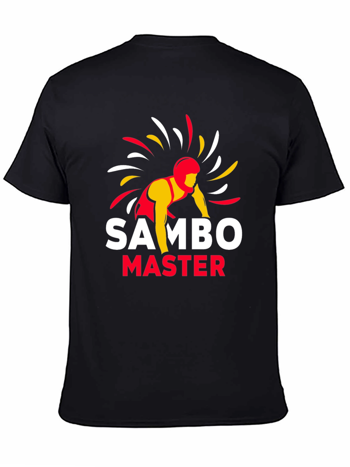 Sambo Master Black T-Shirt - Wrestling Martial Arts Tee