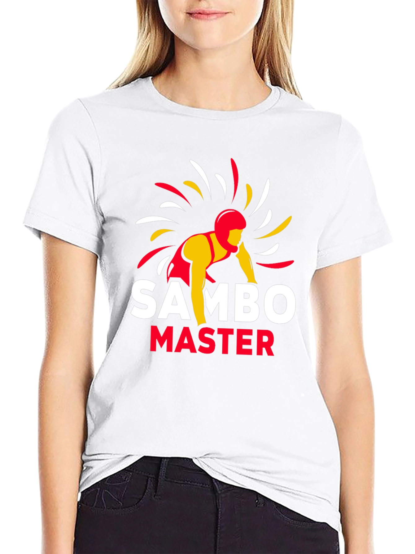 Sambo Master Black T-Shirt - Wrestling Martial Arts Tee
