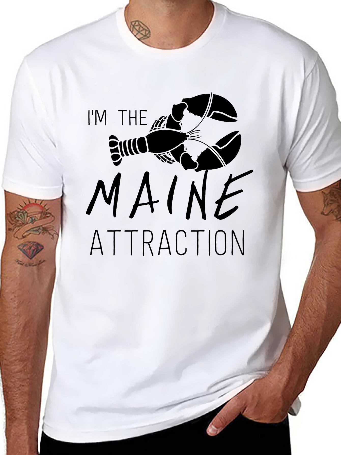 Maine Attraction Lobster Graphic T-Shirt