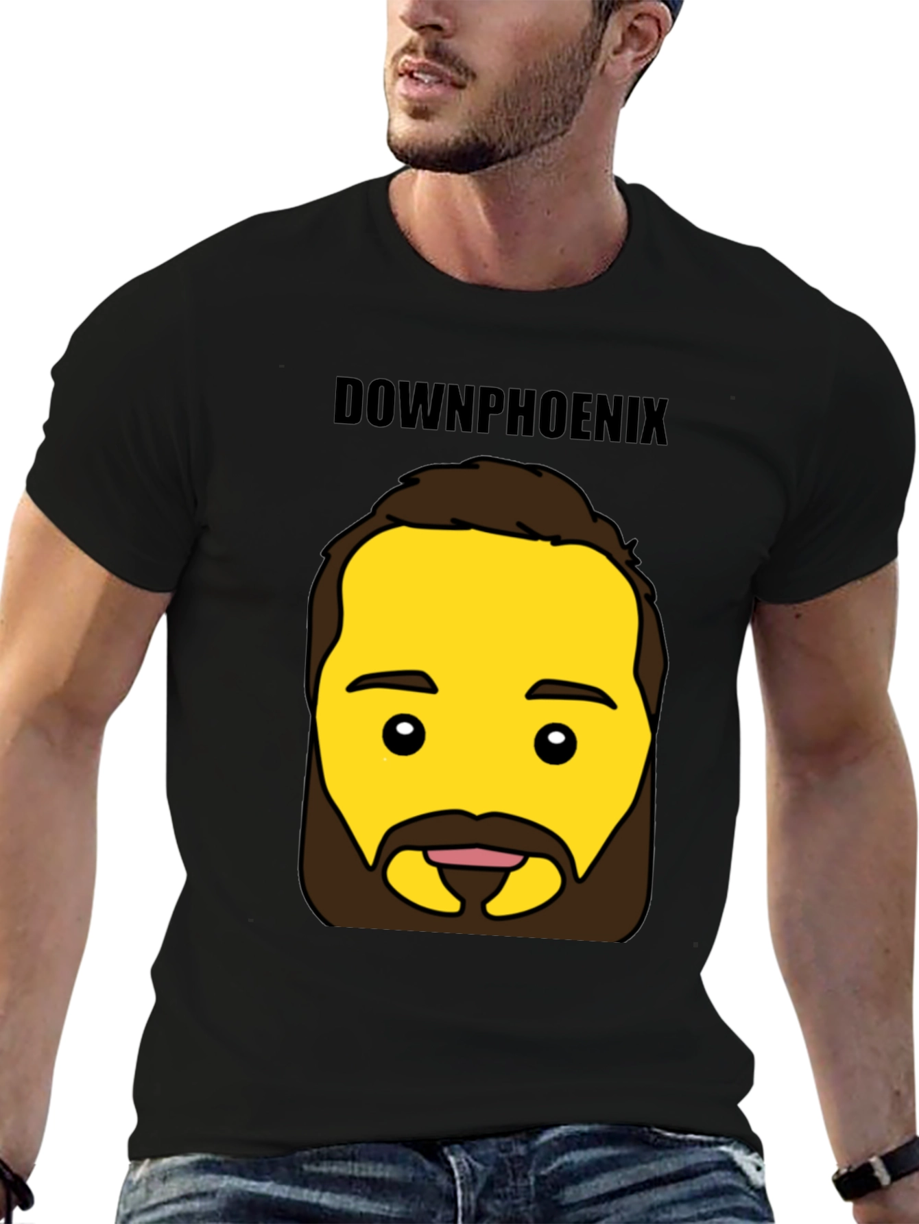 DownPhoenix Graphic Tee - Black