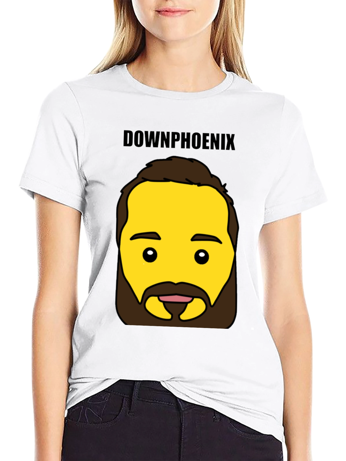 DownPhoenix Graphic Tee - Black