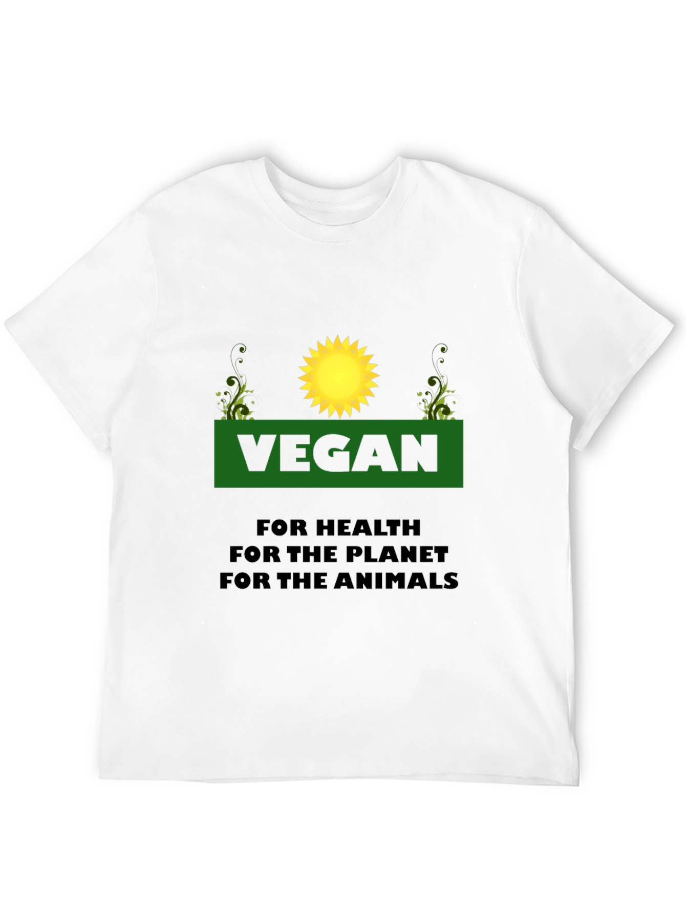 Vegan T-Shirt: For Health Planet Animals