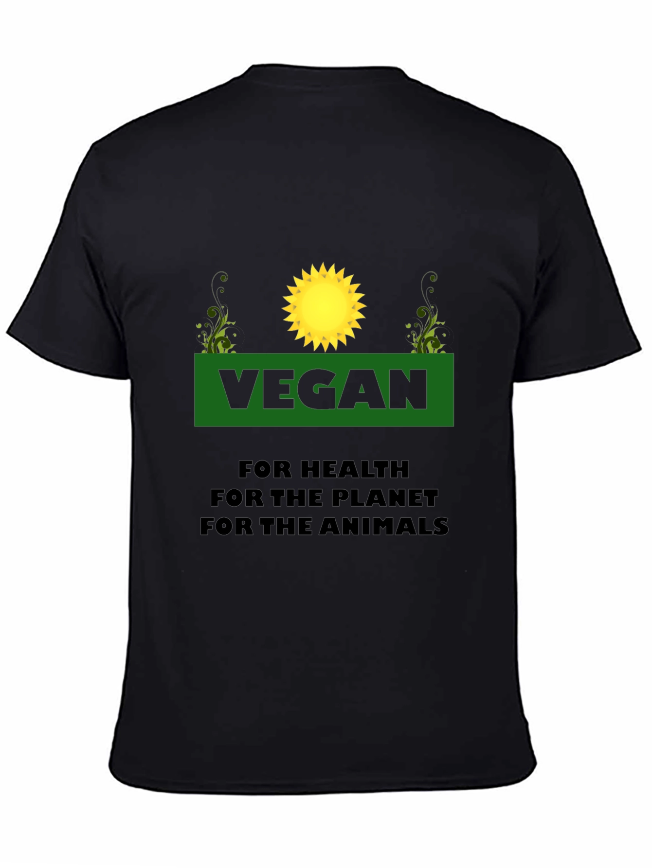 Vegan T-Shirt: For Health Planet Animals