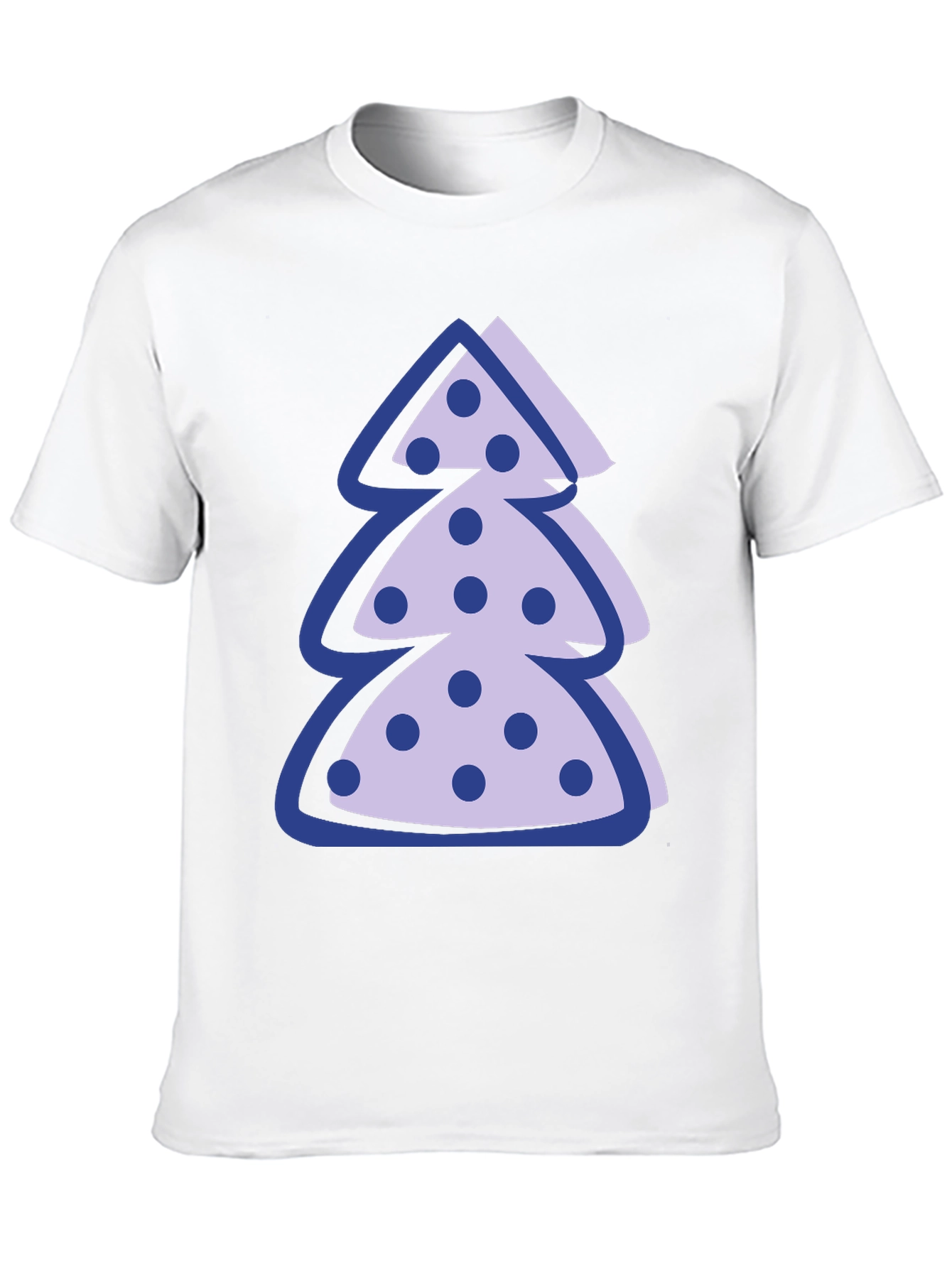 Holiday Tee: Polka Dot Christmas Tree Shirt