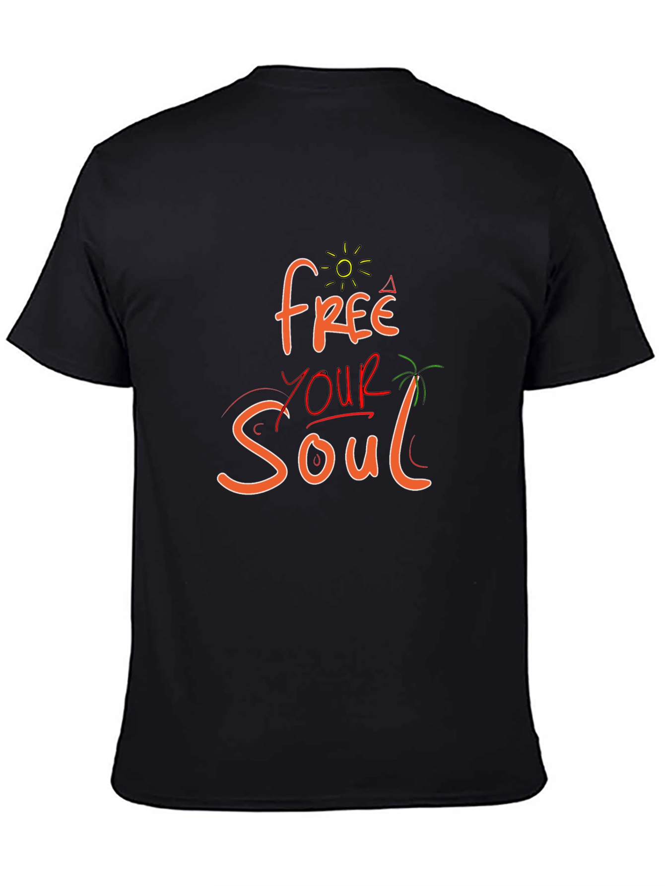 Free Your Soul Graphic Tee - Black