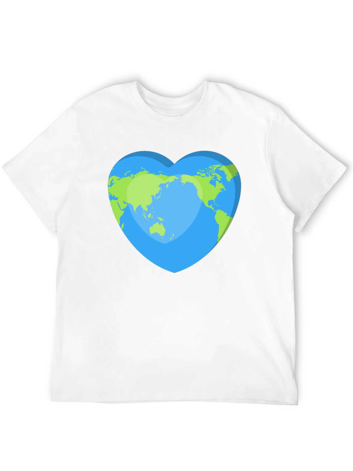 Earth Heart T-Shirt - Eco-Friendly World Love Tee