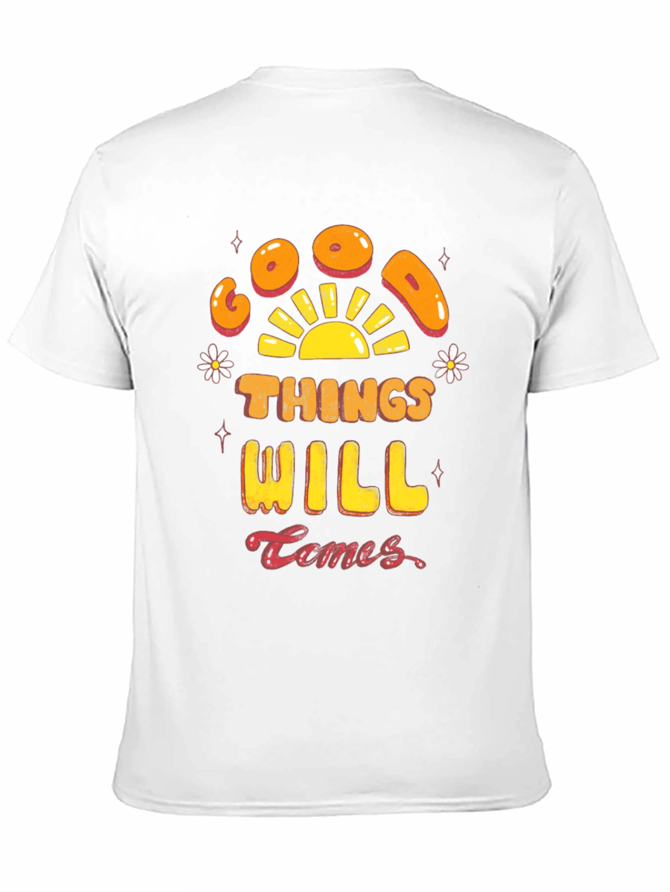 Good Things Will Comes T-Shirt - Black
