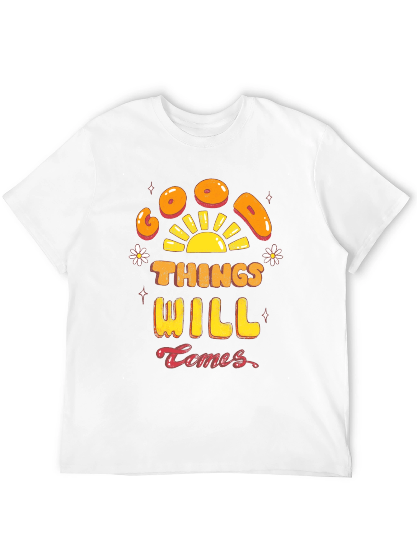 Good Things Will Comes T-Shirt - Black