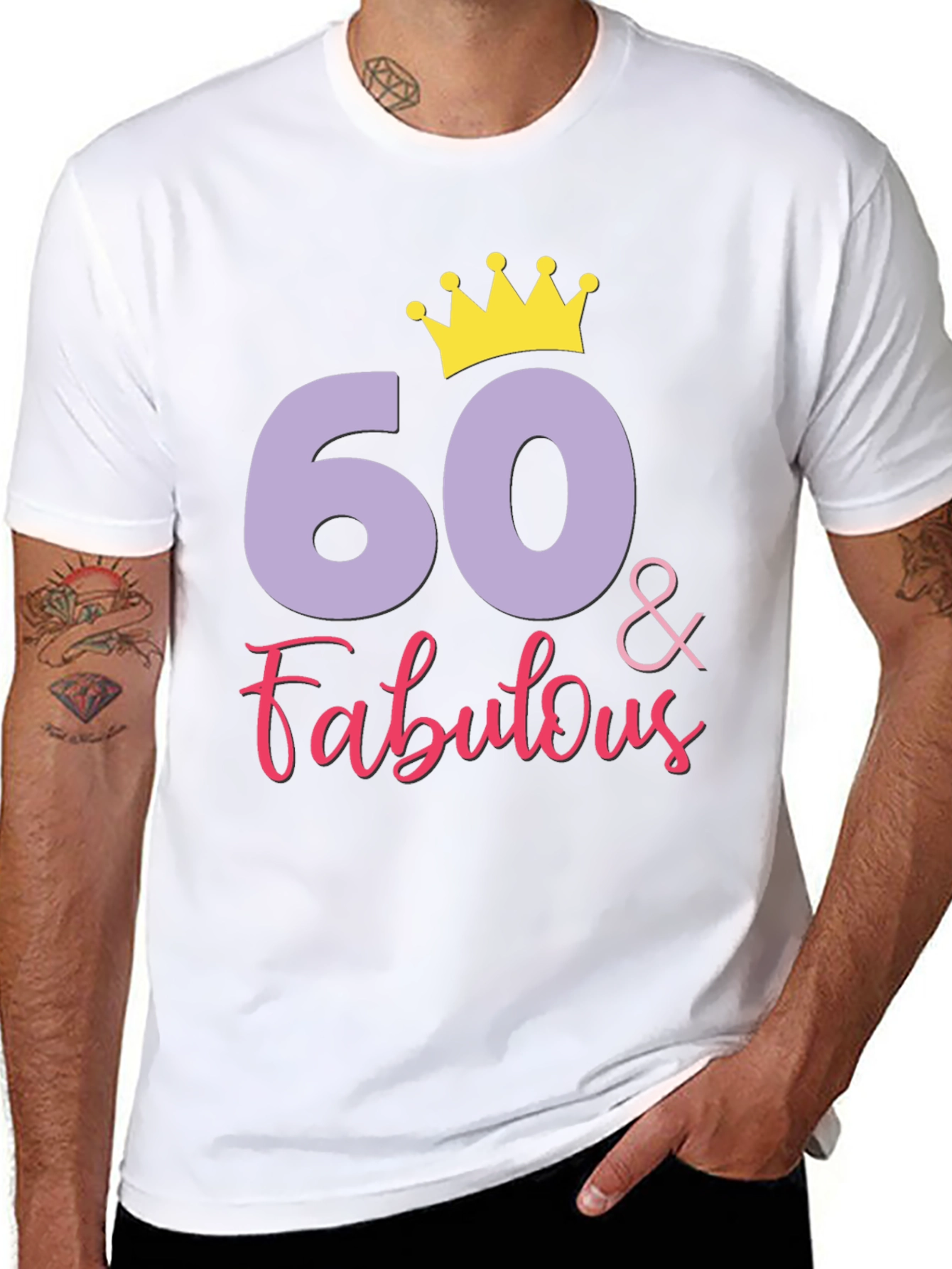 60 & Fabulous Birthday T-Shirt