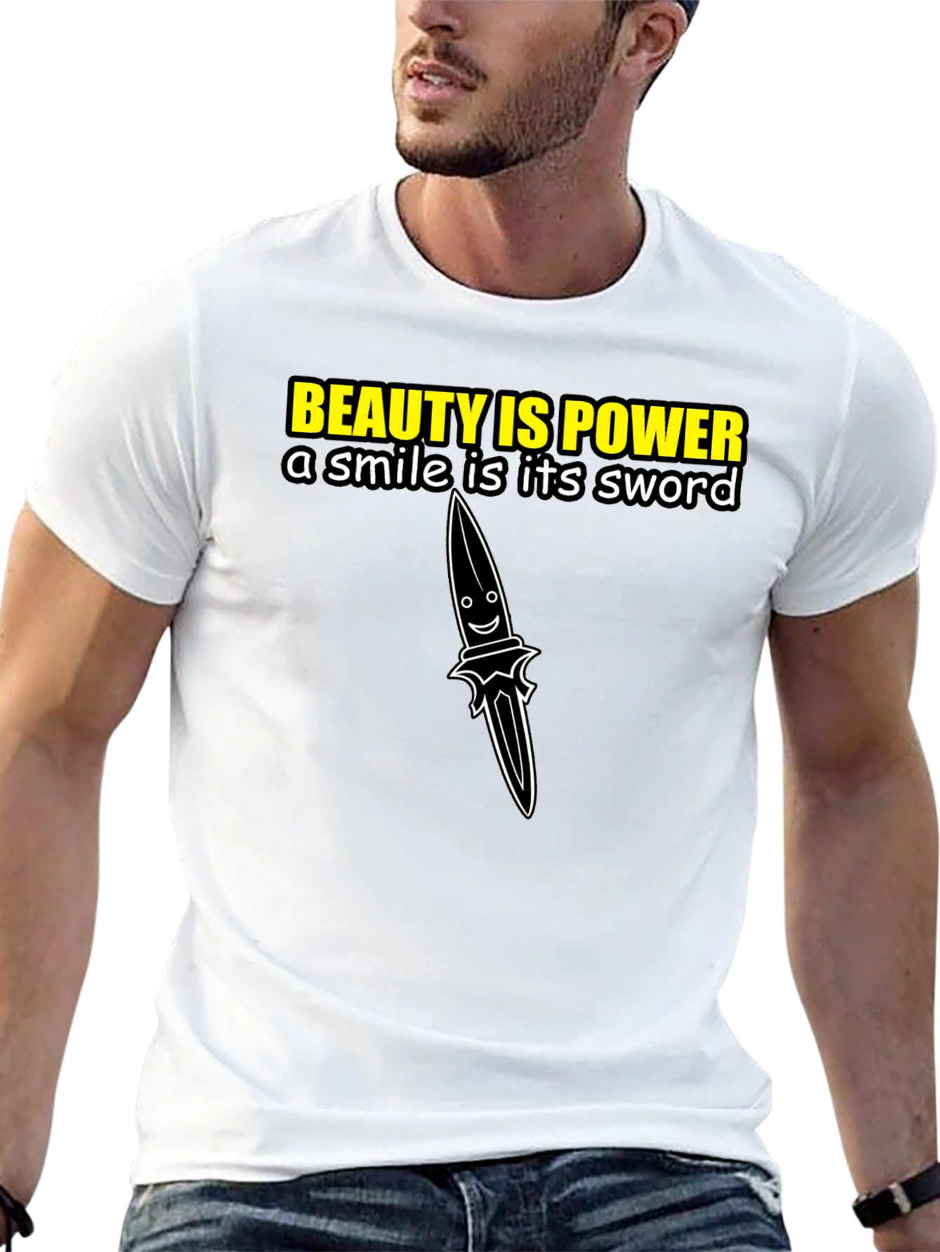 Beauty is Power Graphic T-Shirt