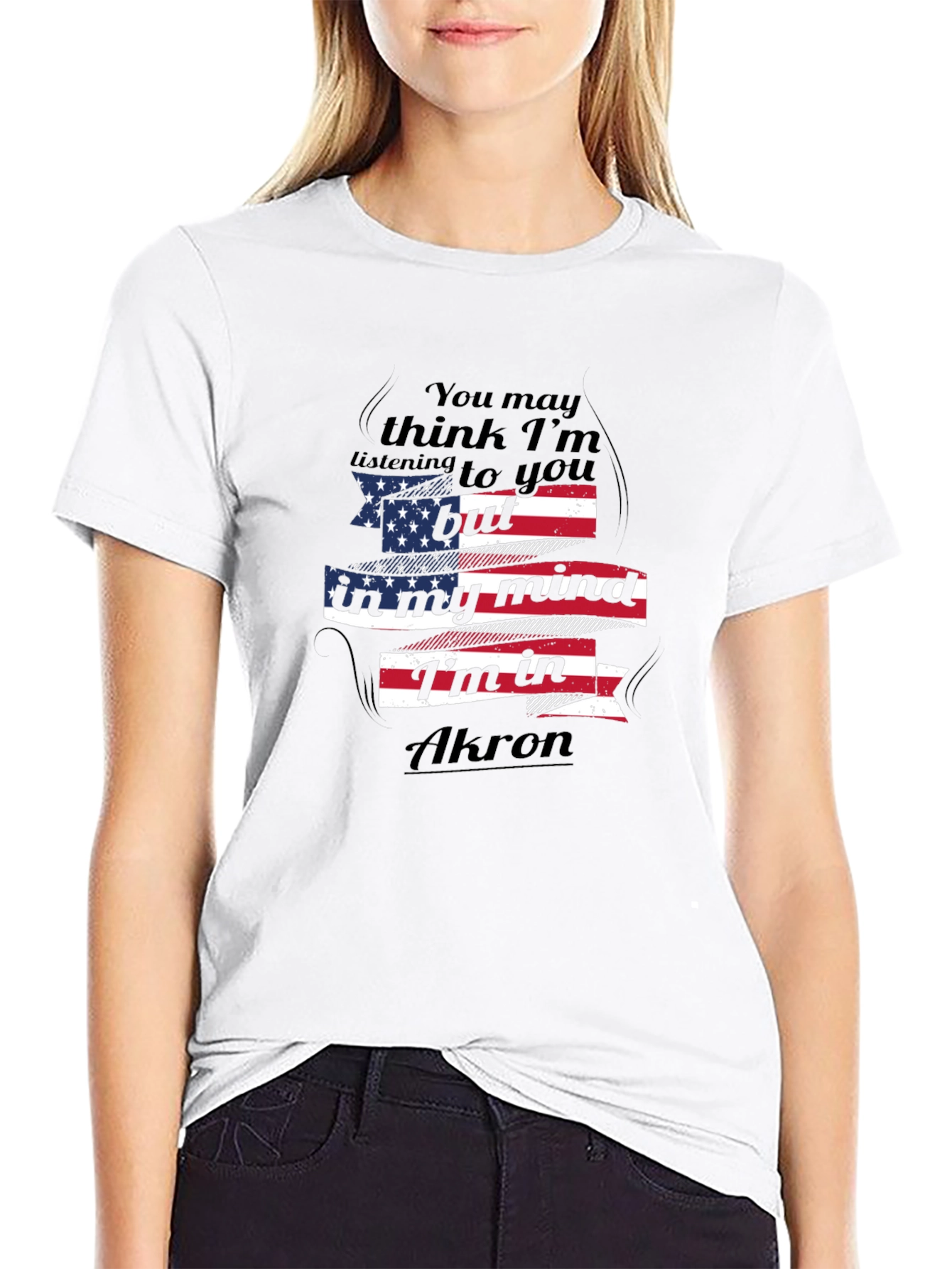 Akron Mind T-Shirt - Patriotic Design