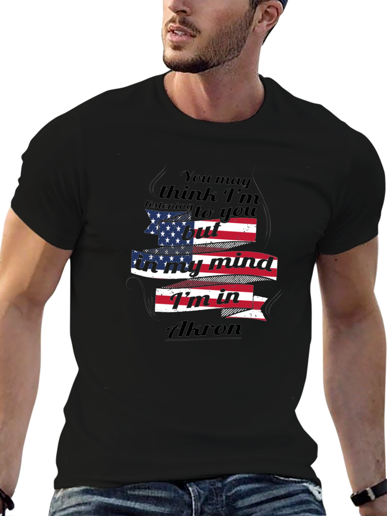 Akron Mind T-Shirt - Patriotic Design