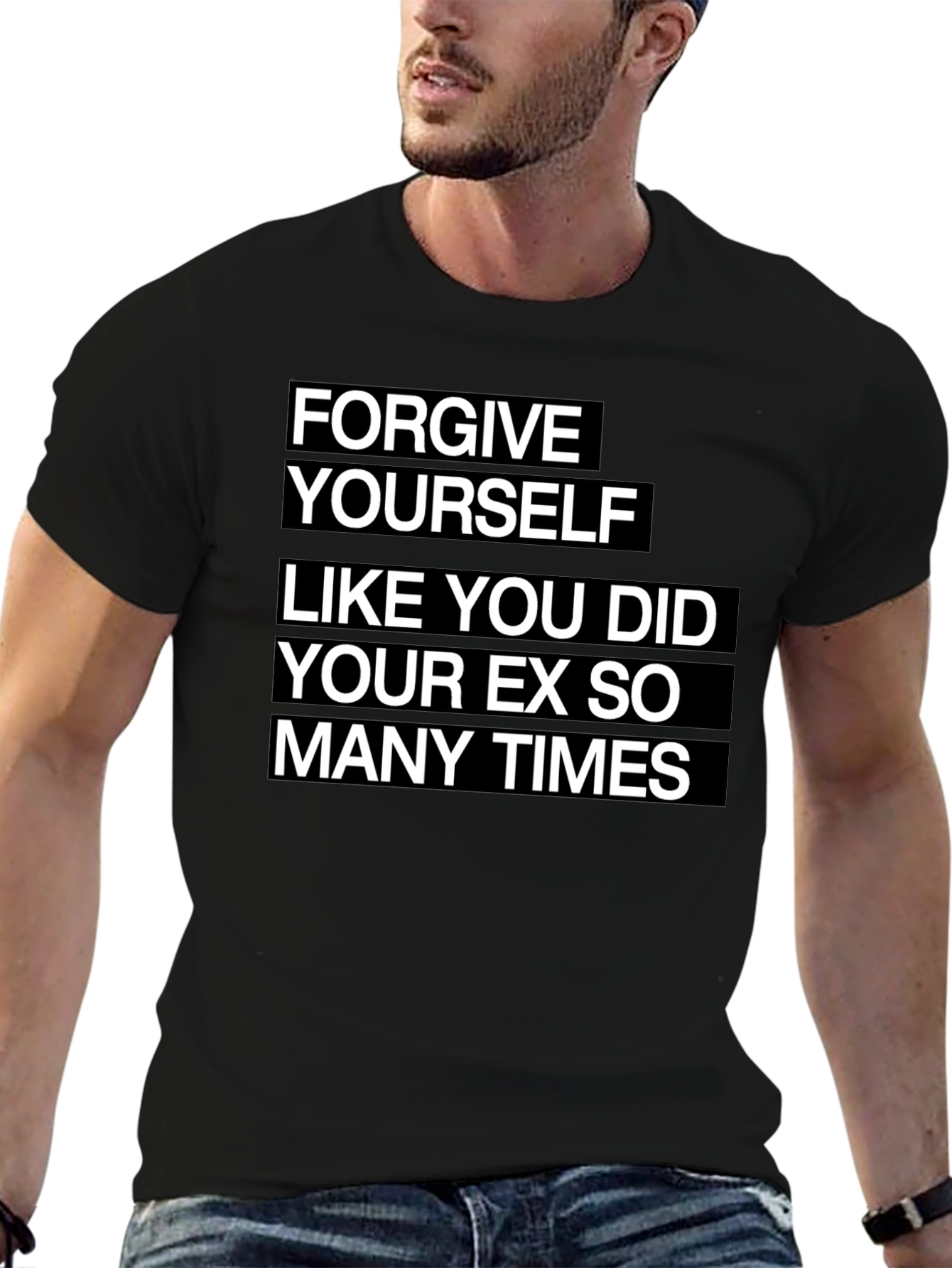Forgive Yourself Funny Graphic Tee