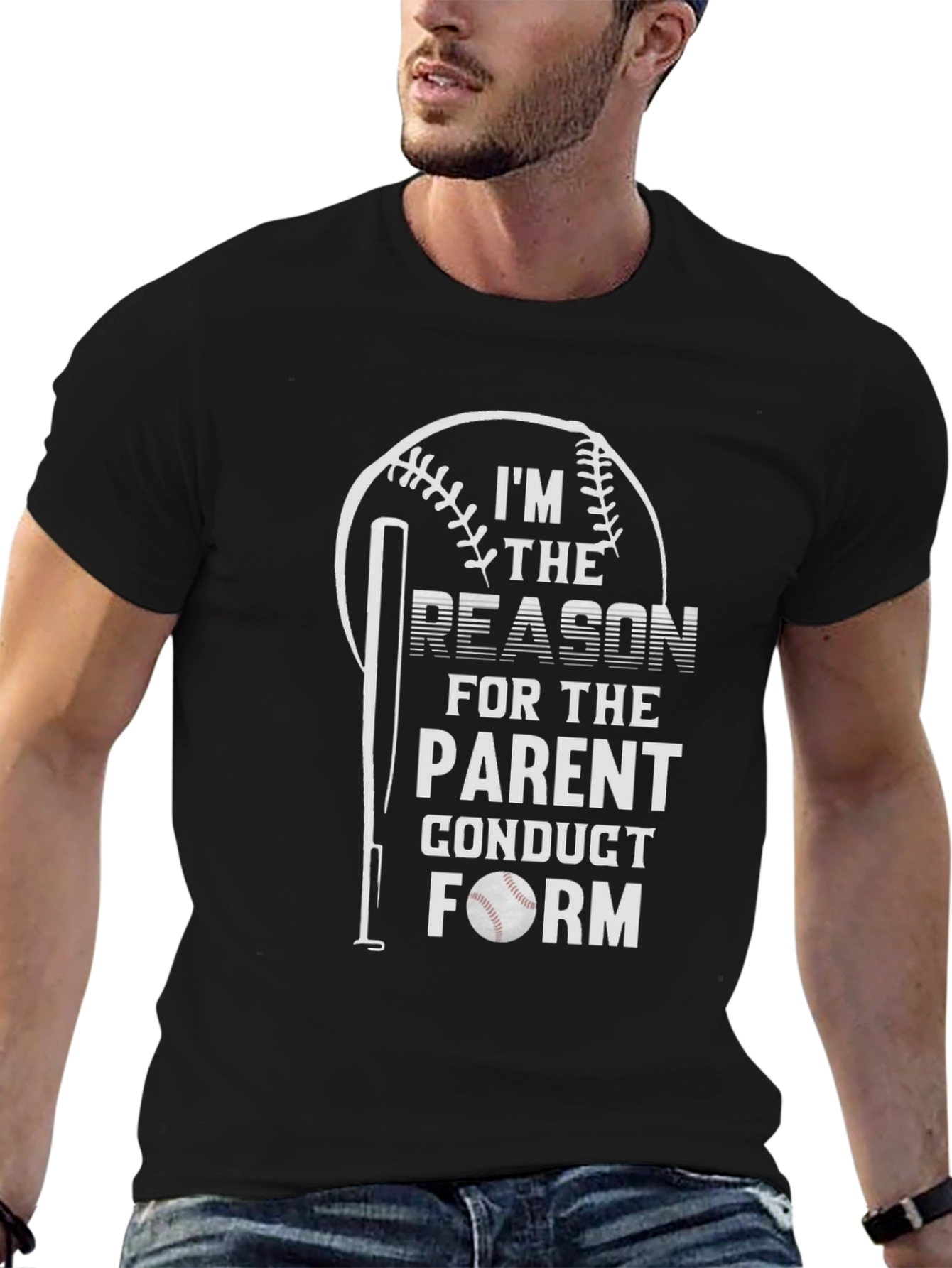 Funny Baseball Parent Conduct Form T-Shirt
