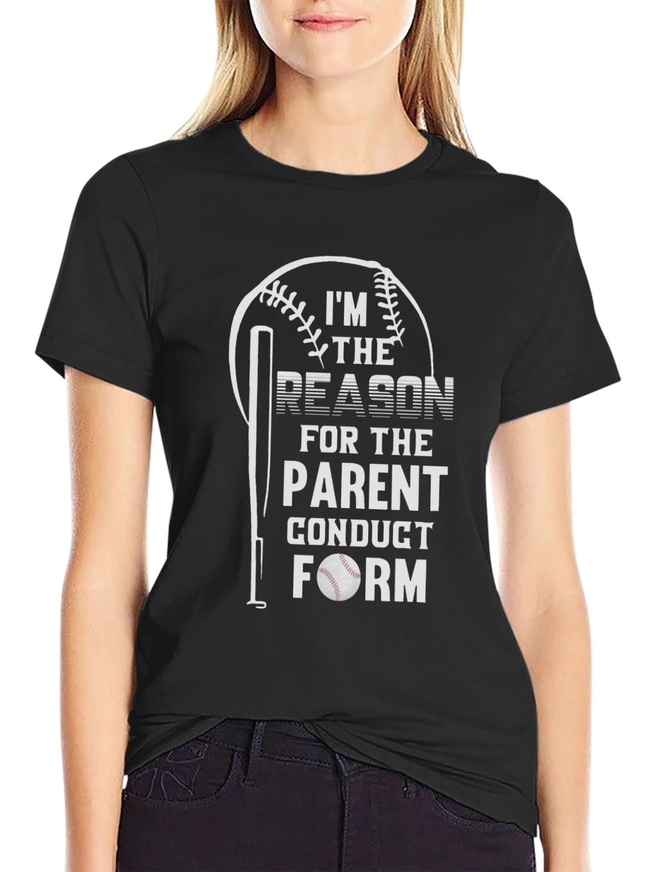 Funny Baseball Parent Conduct Form T-Shirt