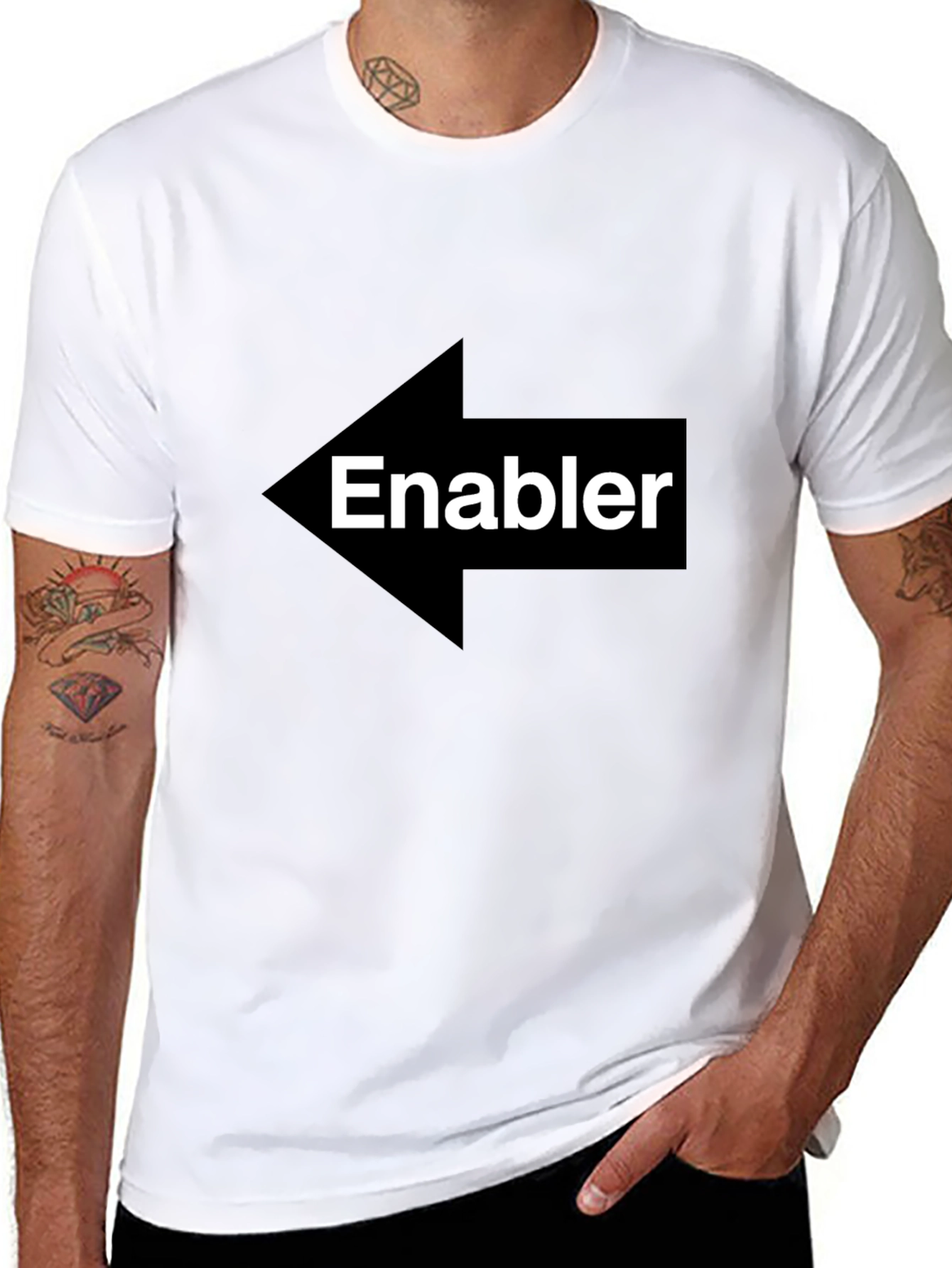 Enabler Arrow Graphic Black T-Shirt