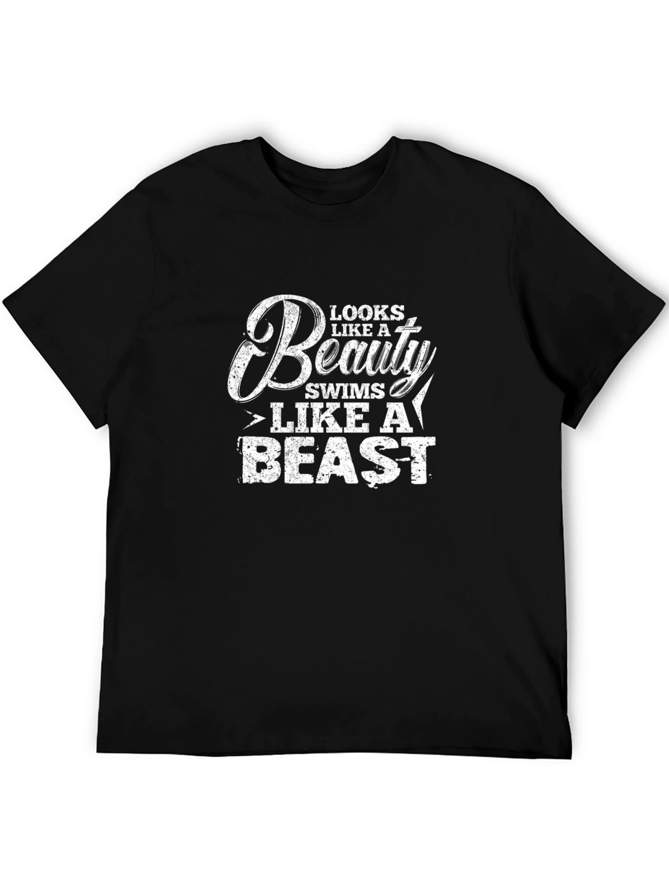 Beauty & Beast Swimmer Graphic T-Shirt