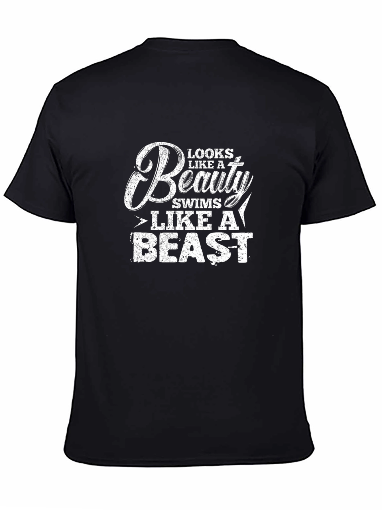 Beauty & Beast Swimmer Graphic T-Shirt