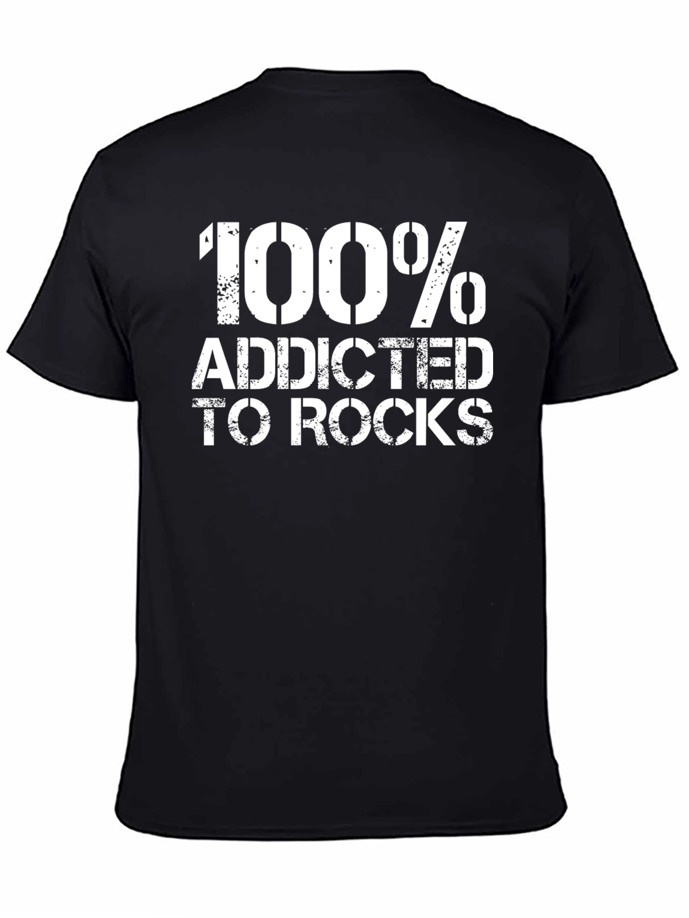 100% Addicted To Rocks Graphic Tee