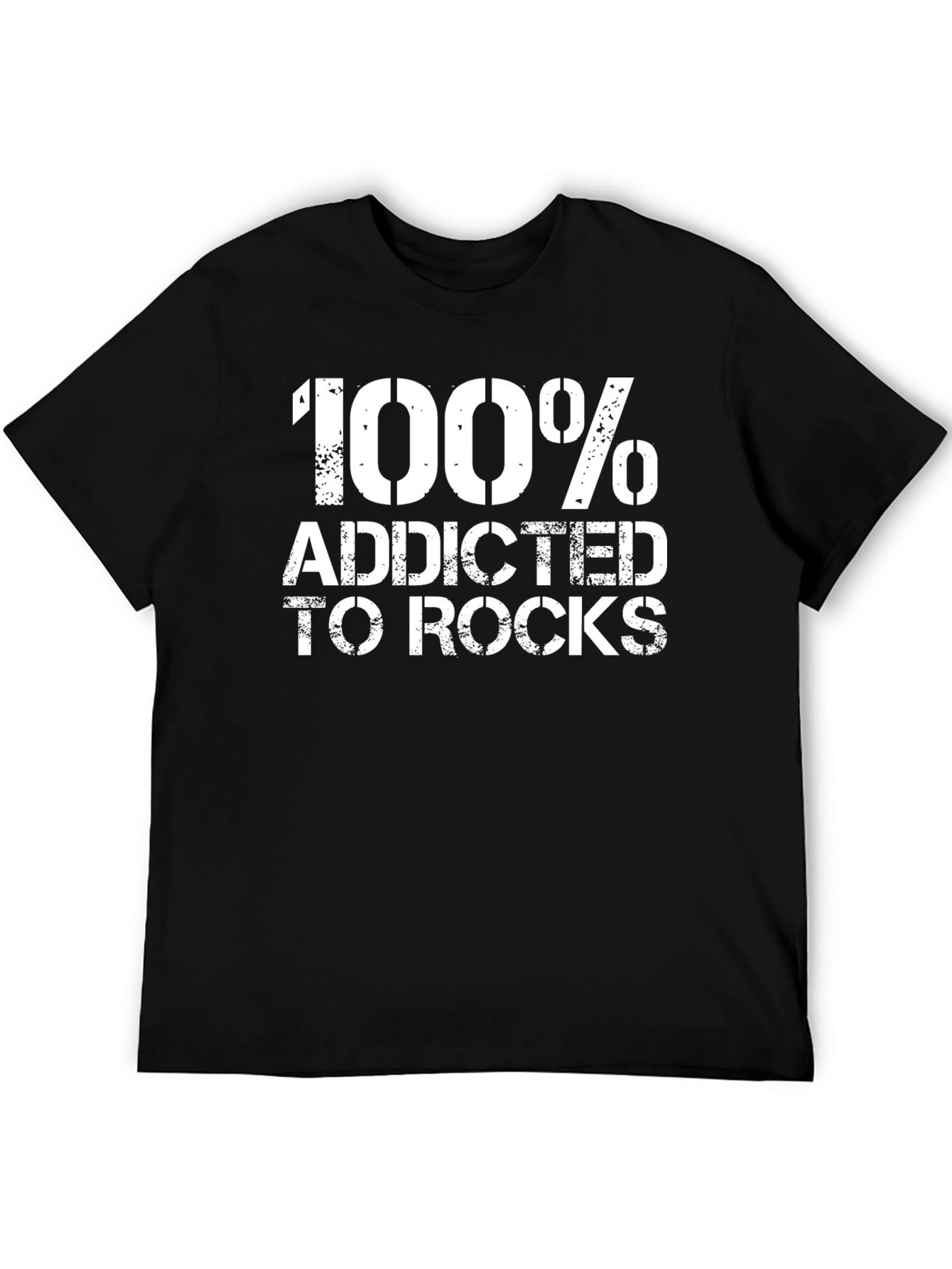 100% Addicted To Rocks Graphic Tee