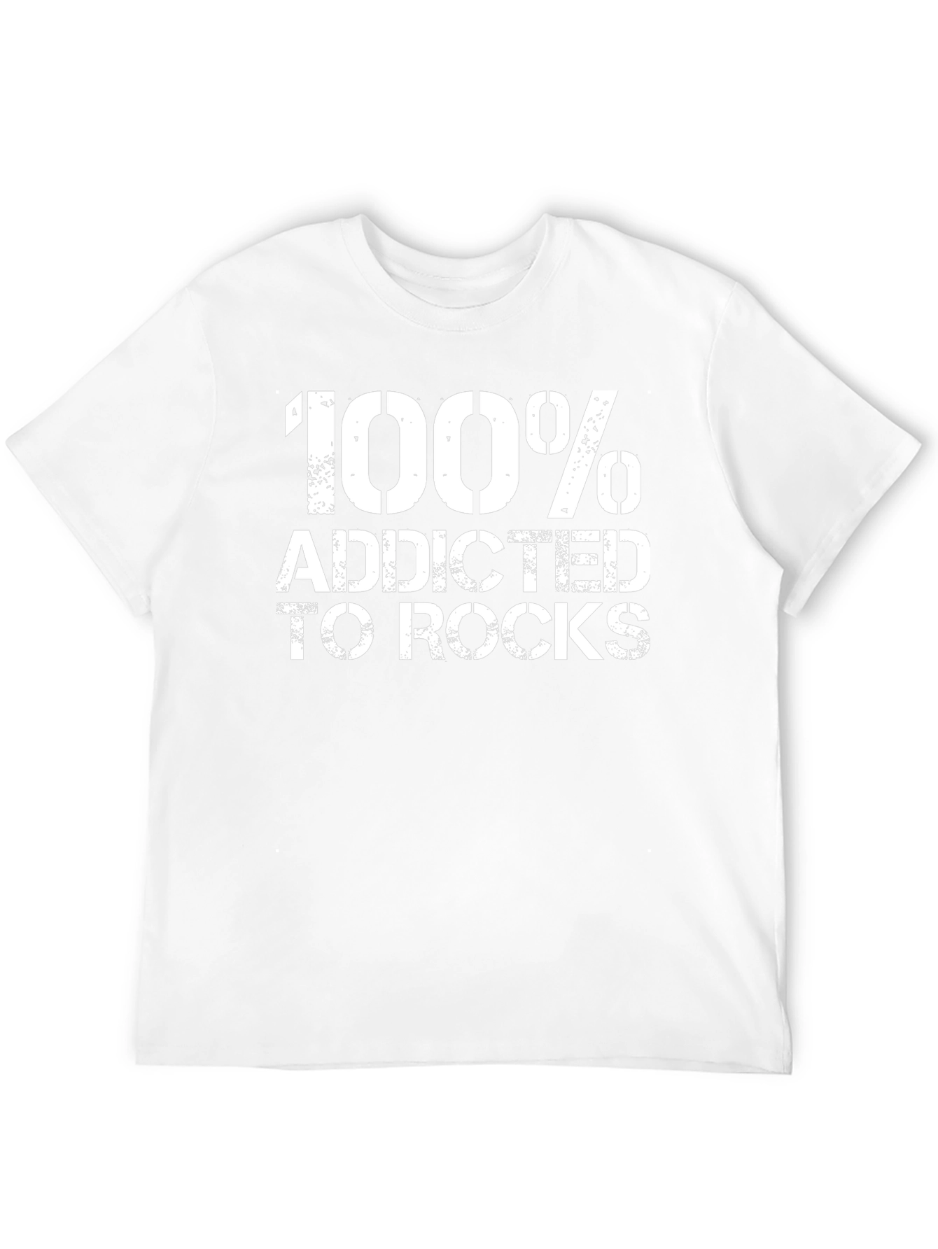 100% Addicted To Rocks Graphic Tee