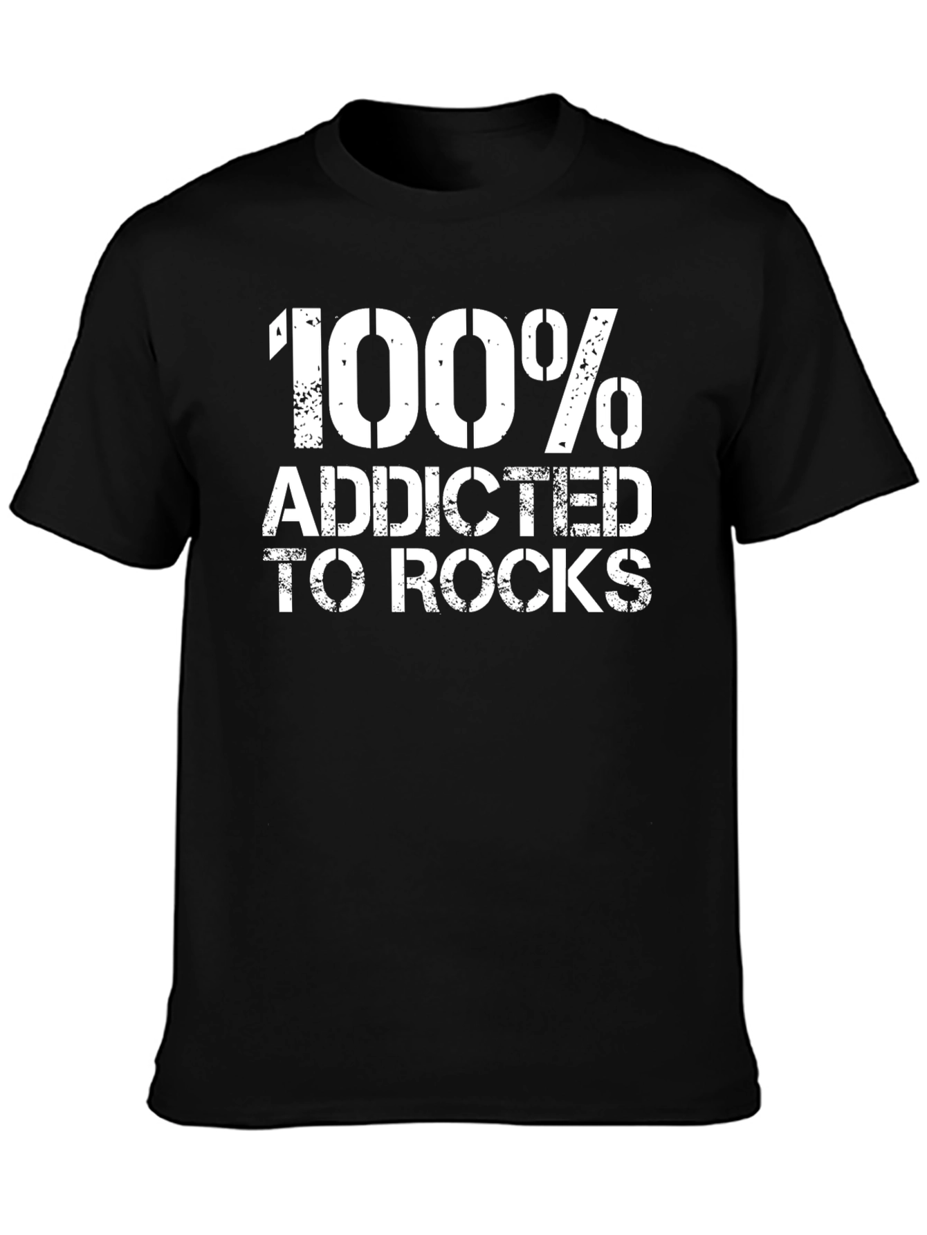 100% Addicted To Rocks Graphic Tee