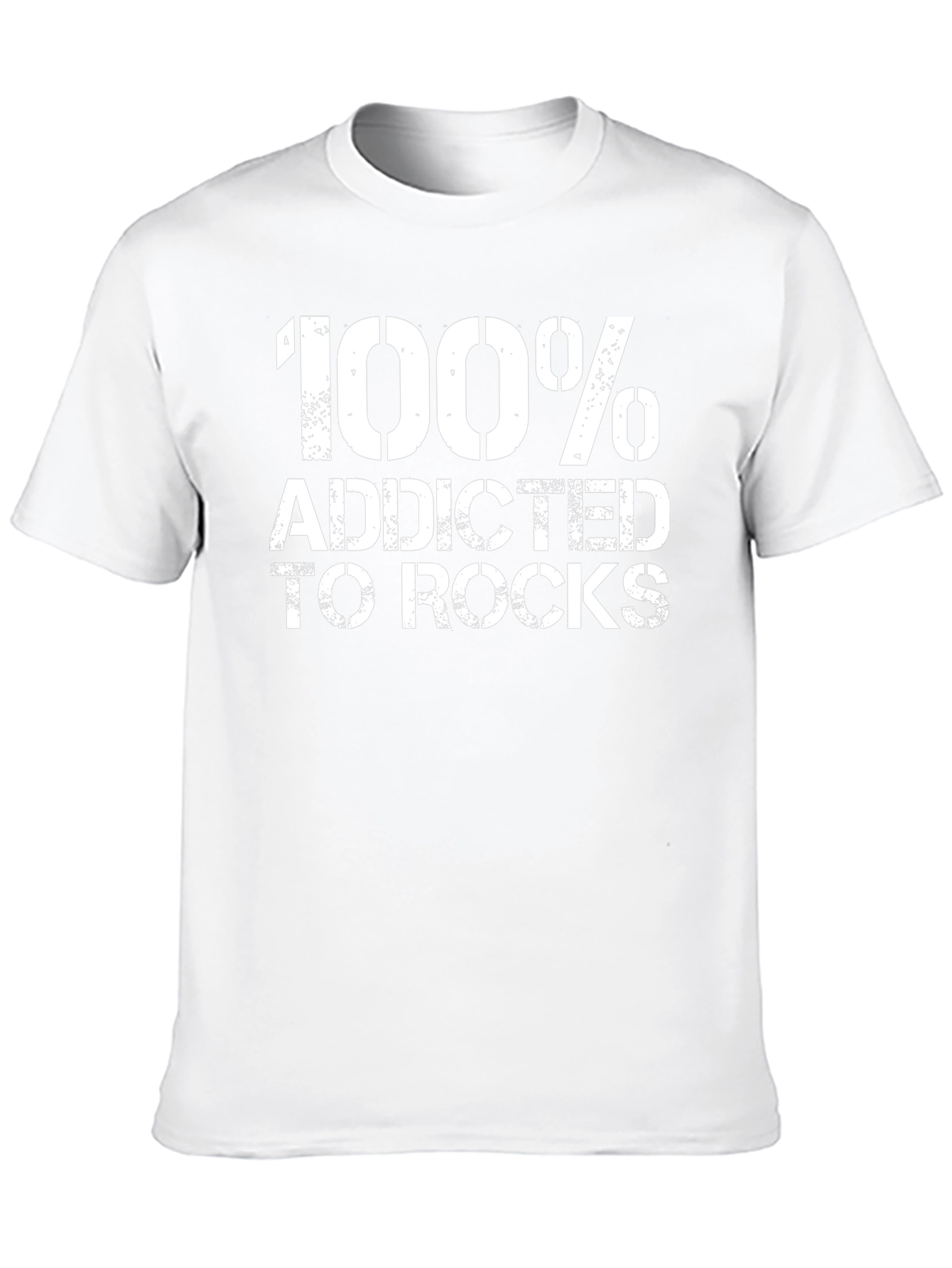 100% Addicted To Rocks Graphic Tee