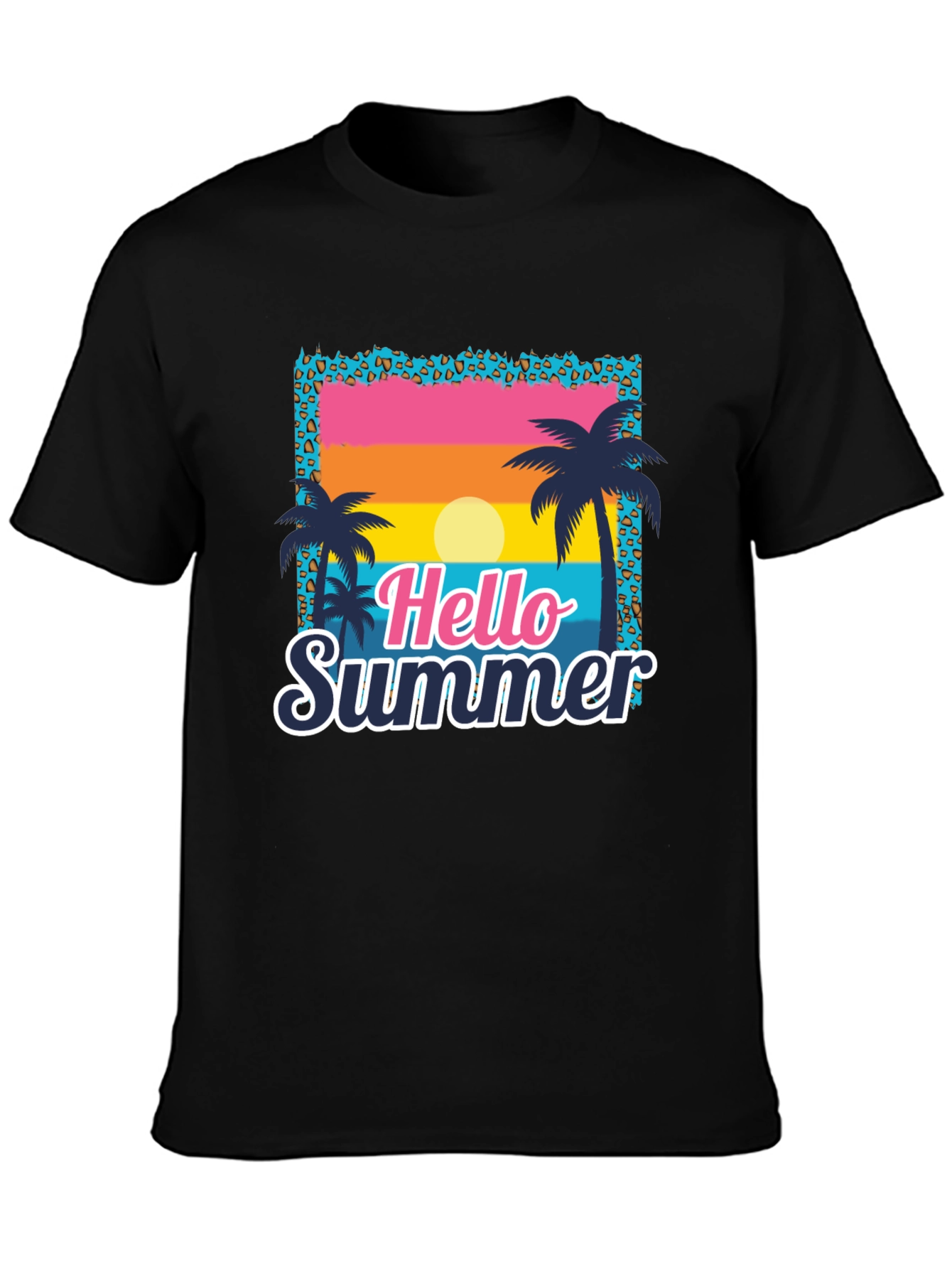 Hello Summer Palm Tree T-Shirt