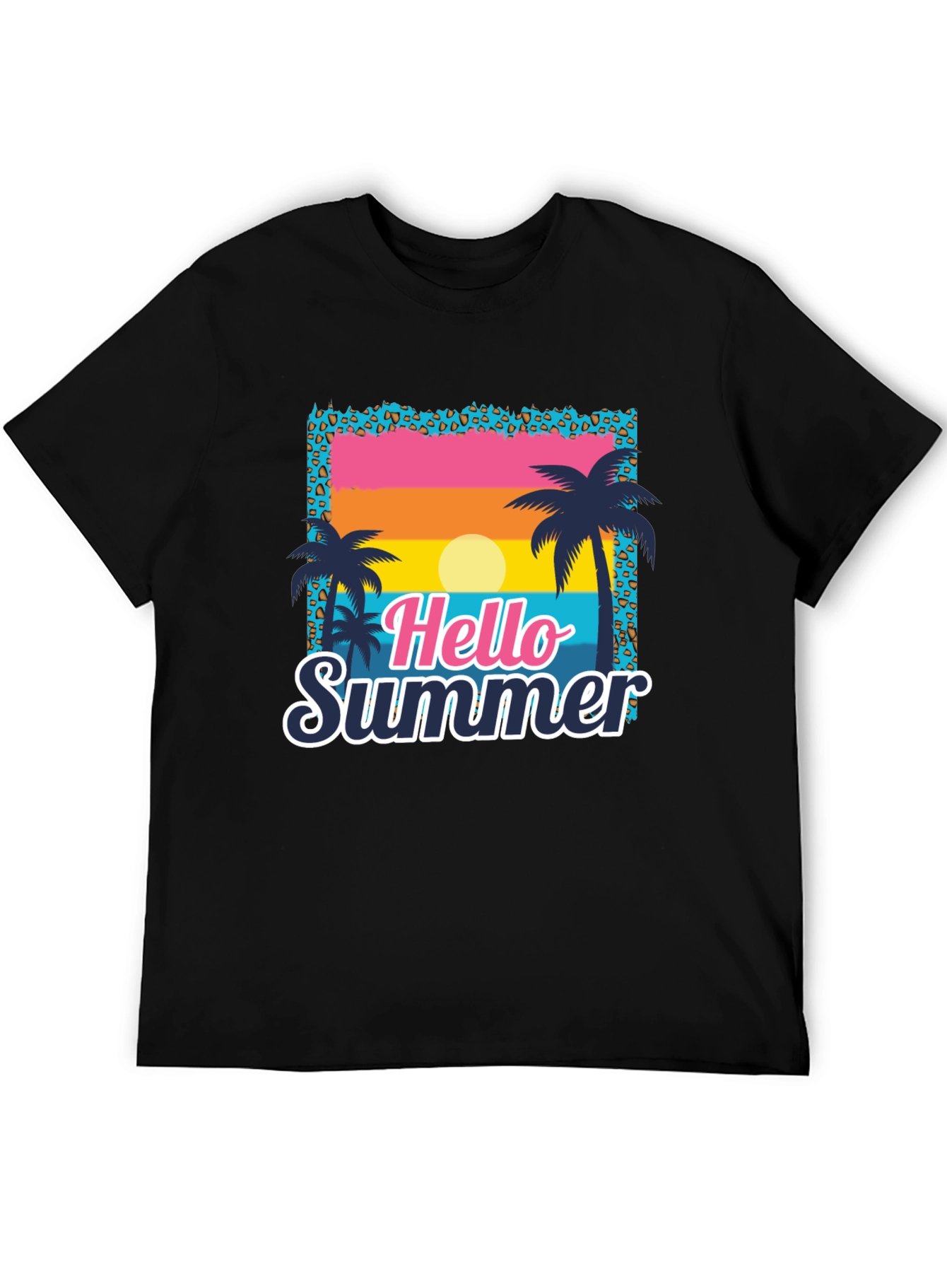 Hello Summer Palm Tree T-Shirt