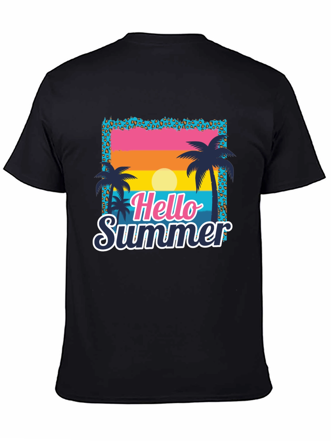 Hello Summer Palm Tree T-Shirt