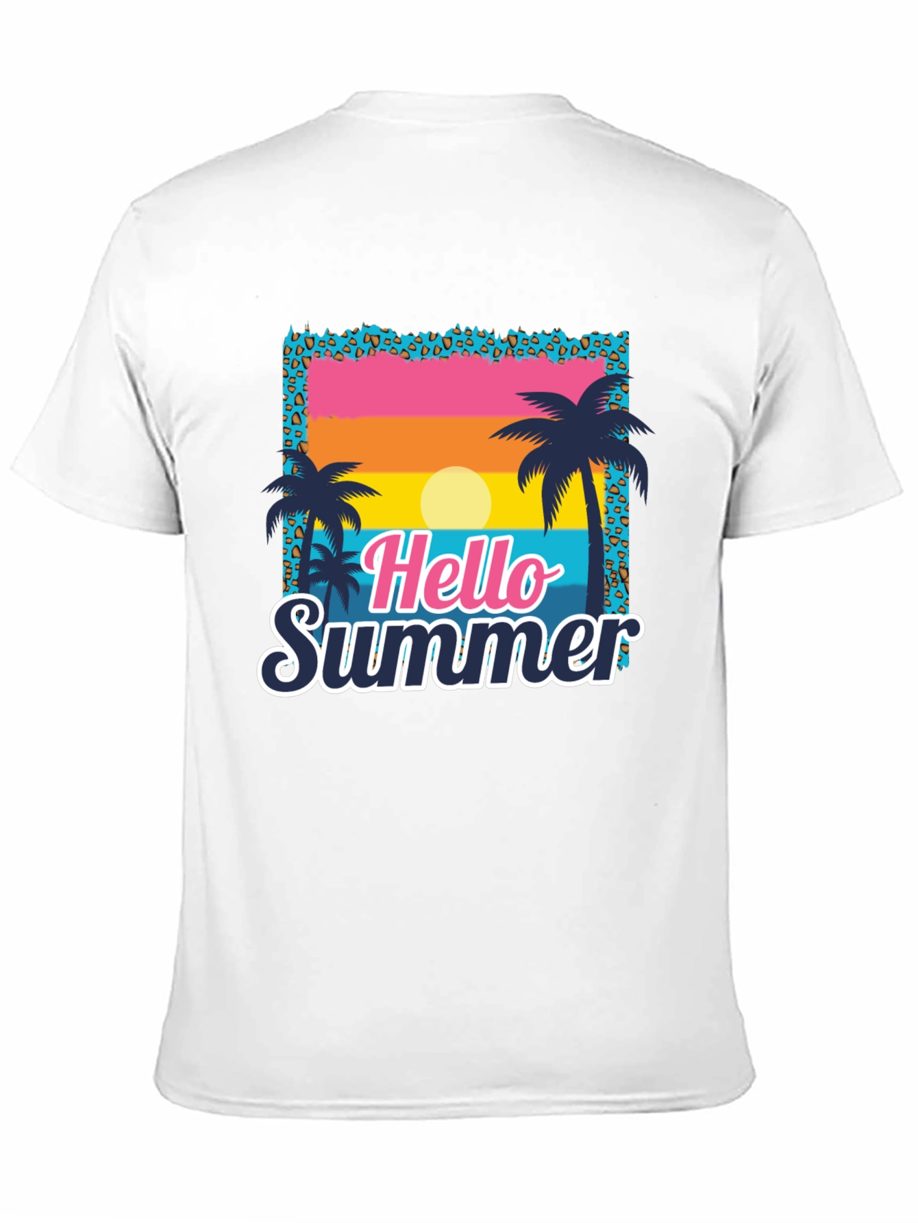 Hello Summer Palm Tree T-Shirt